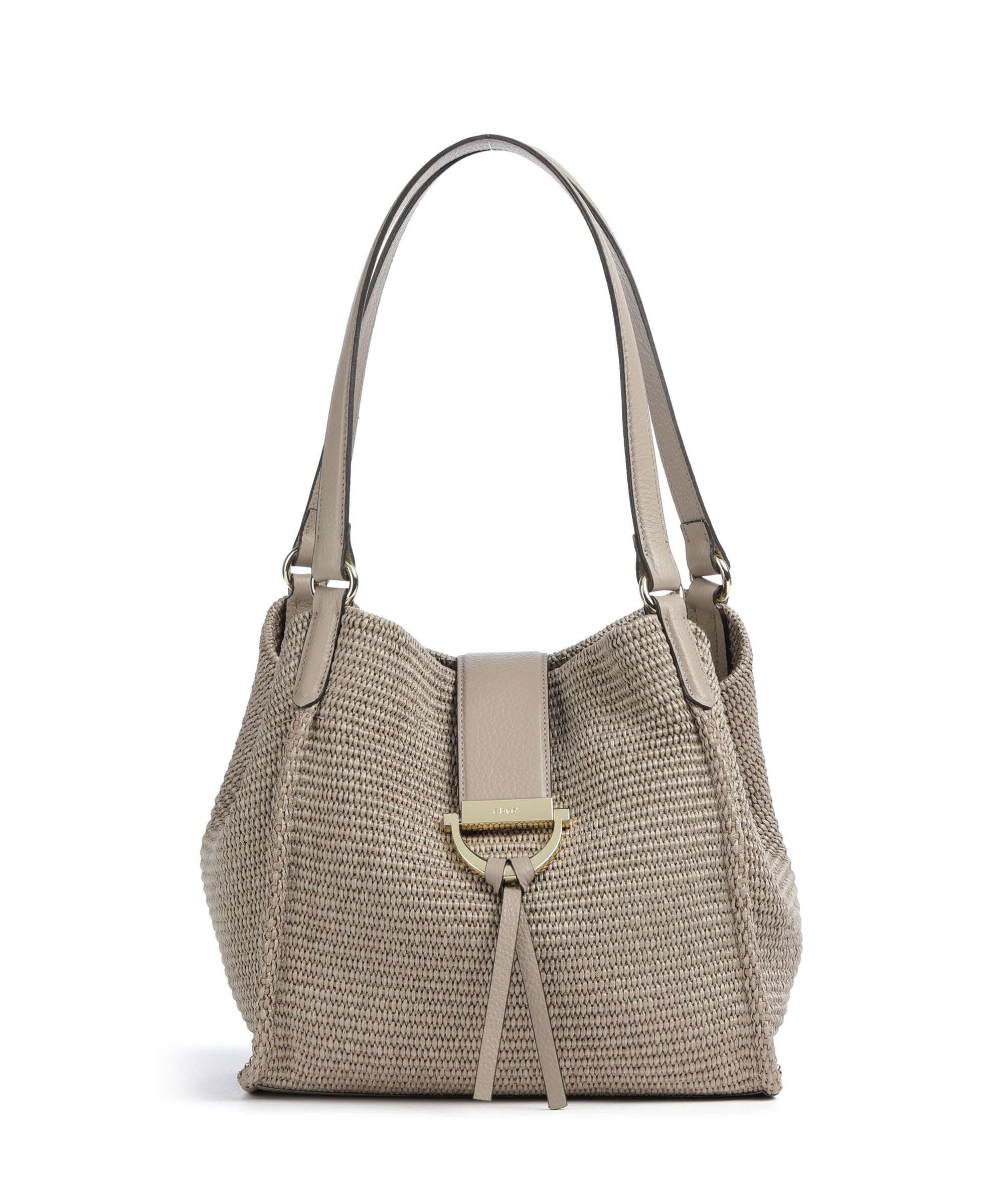 Abro Raffia Classica Temi Tote bag siena