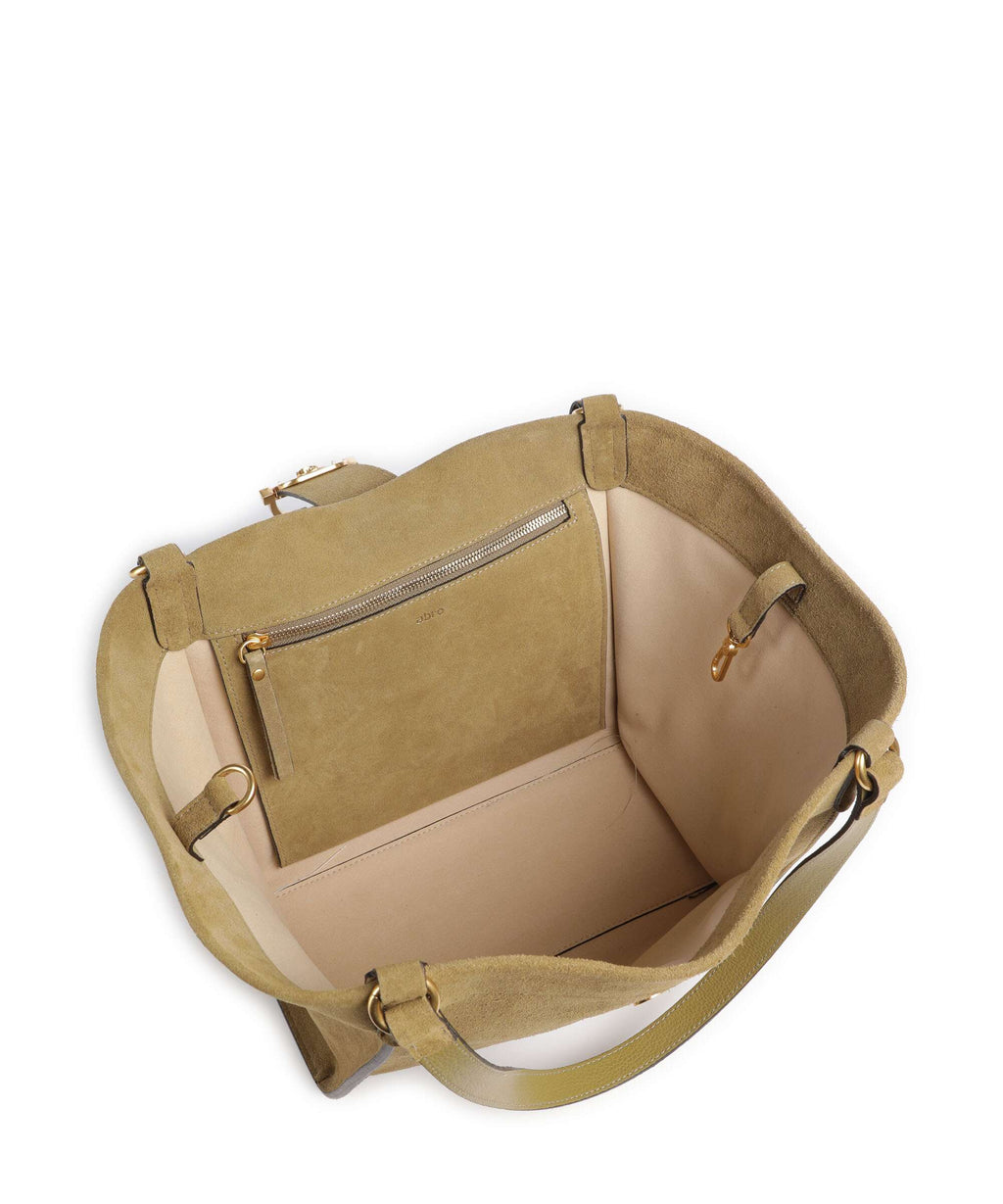 Abro Suede Temi Tote bag mud