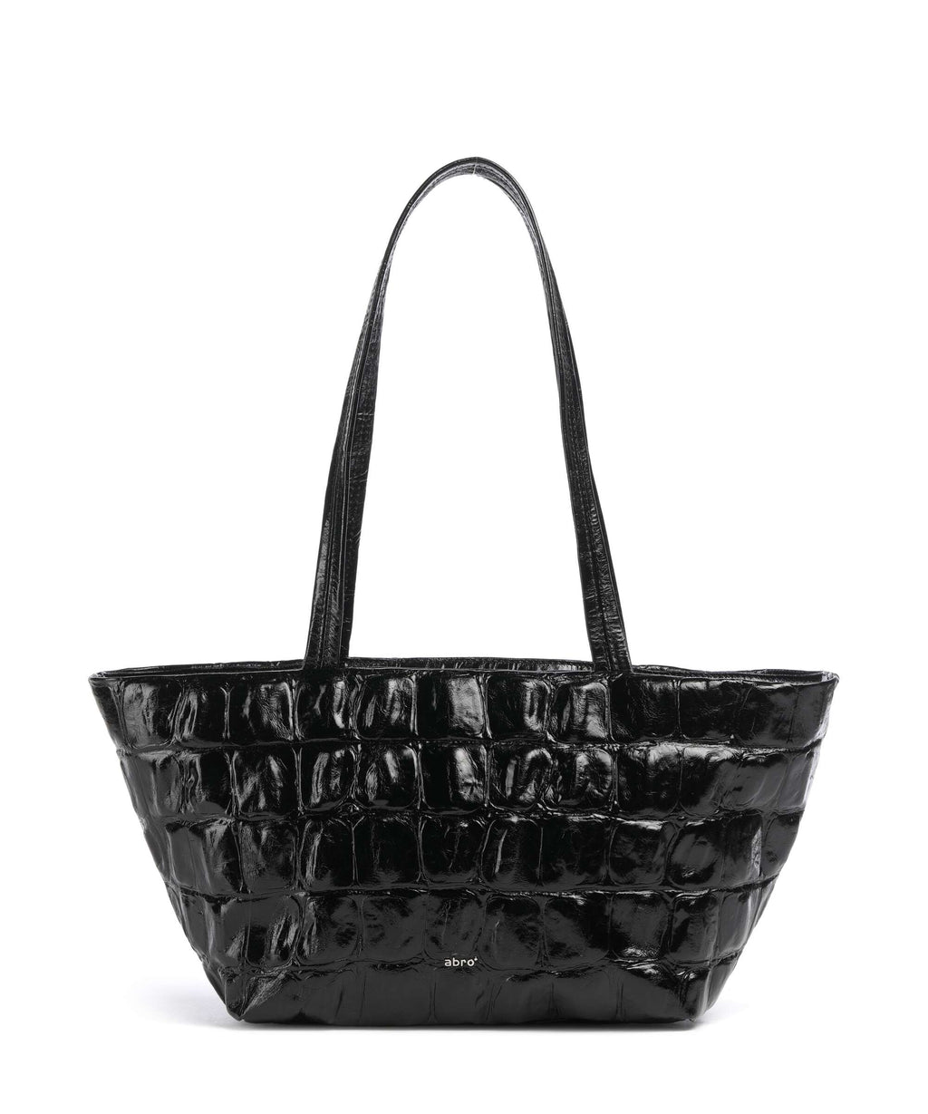 Abro Maxxi Cocco Alba Tote bag black/nickel