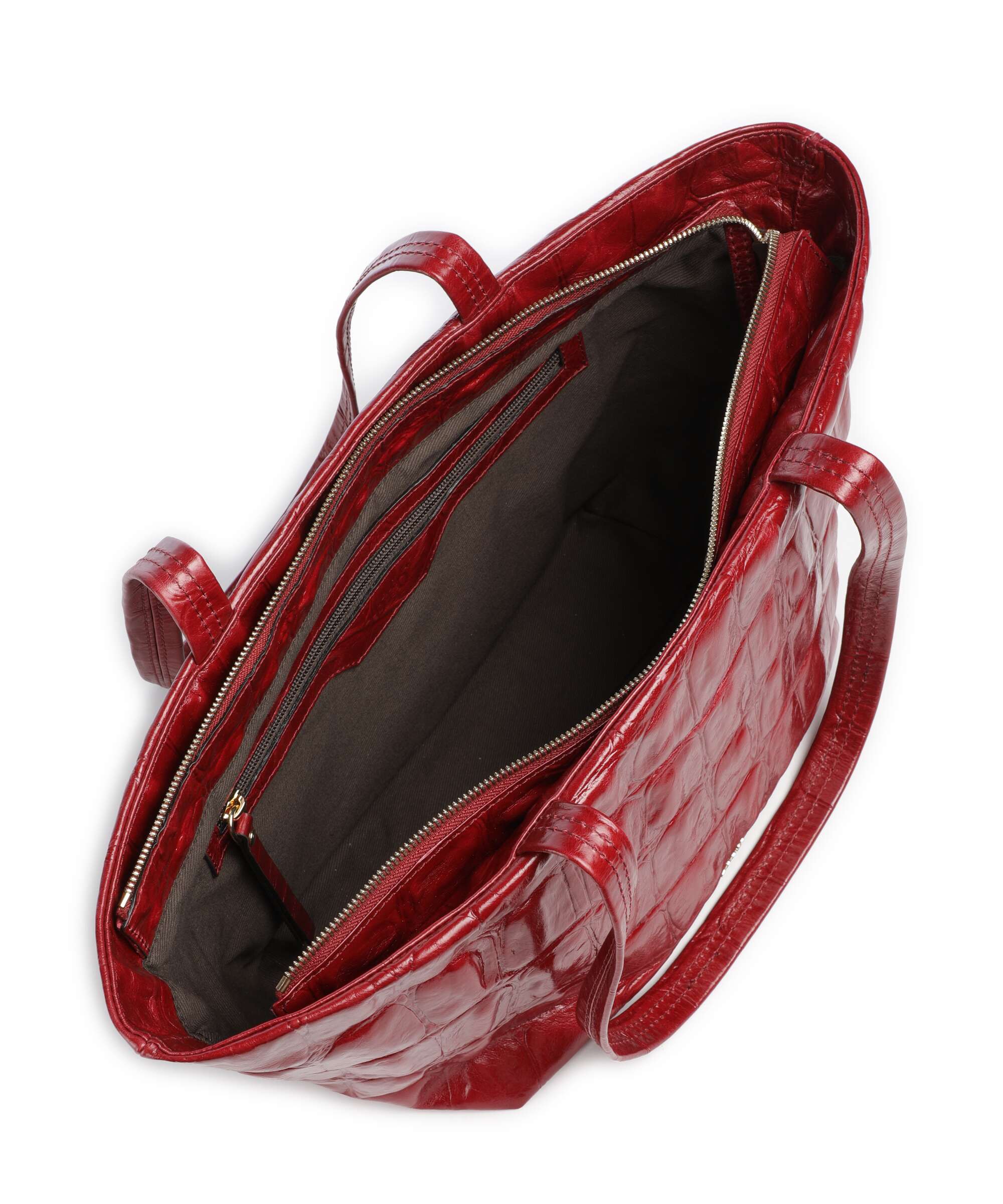 Abro Maxxi Cocco Alba Tote bag ruby