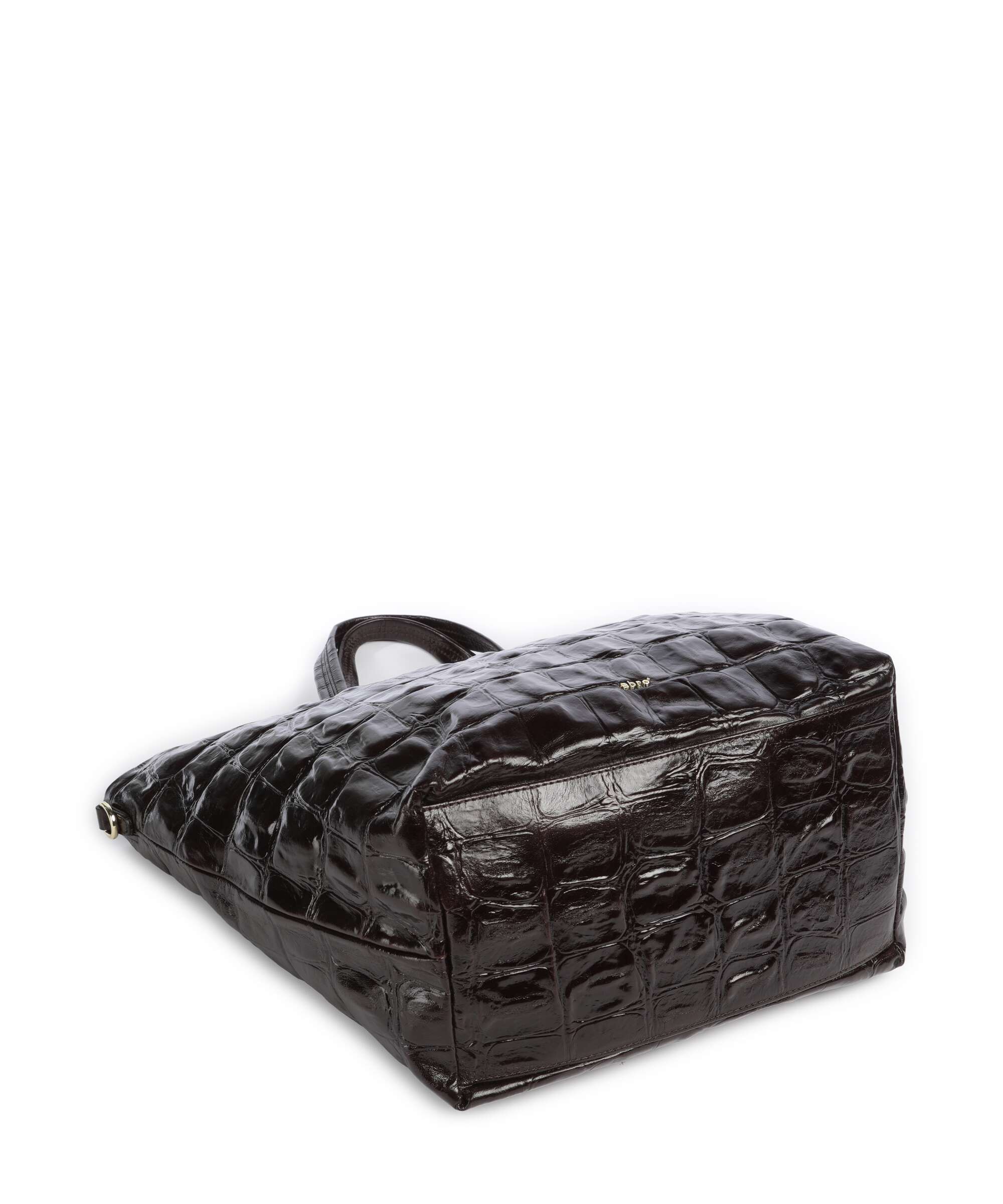 Abro Maxxi Cocco Alba Handbag dark brown