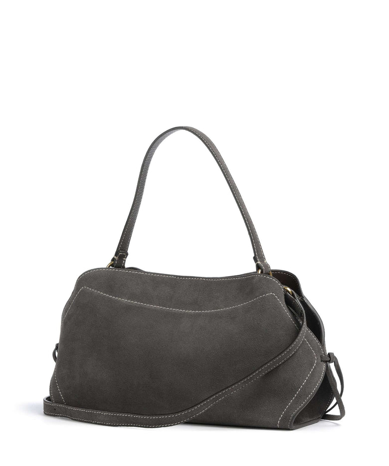 Abro Suede Necessity Small Shoulder bag grey