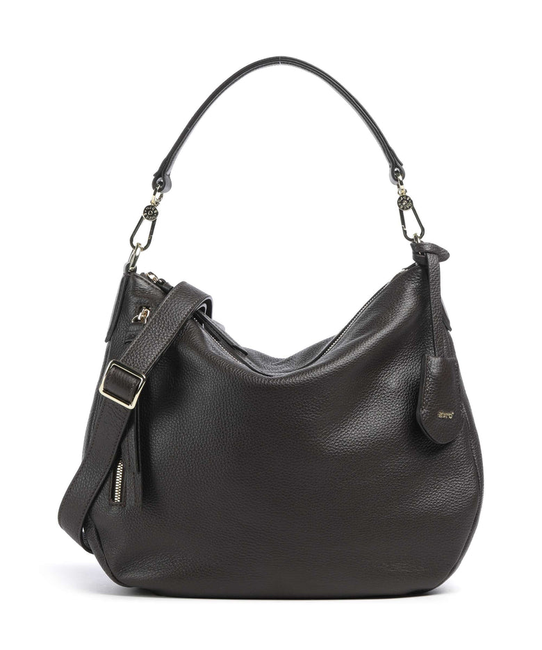 Abro Adria Juna Small Hobo bag dark brown