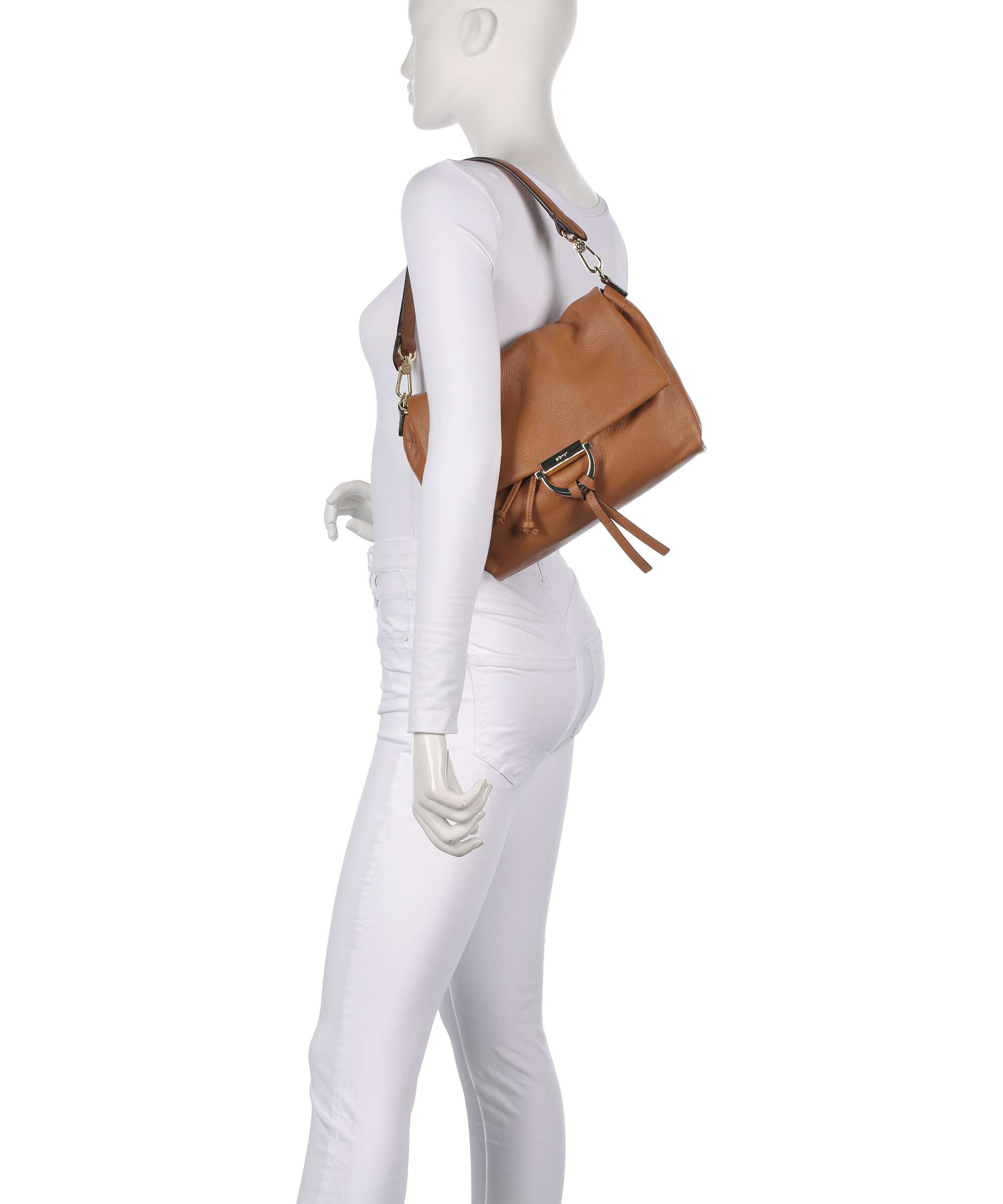 Abro Dalia Temi Medium Shoulder bag cuoio