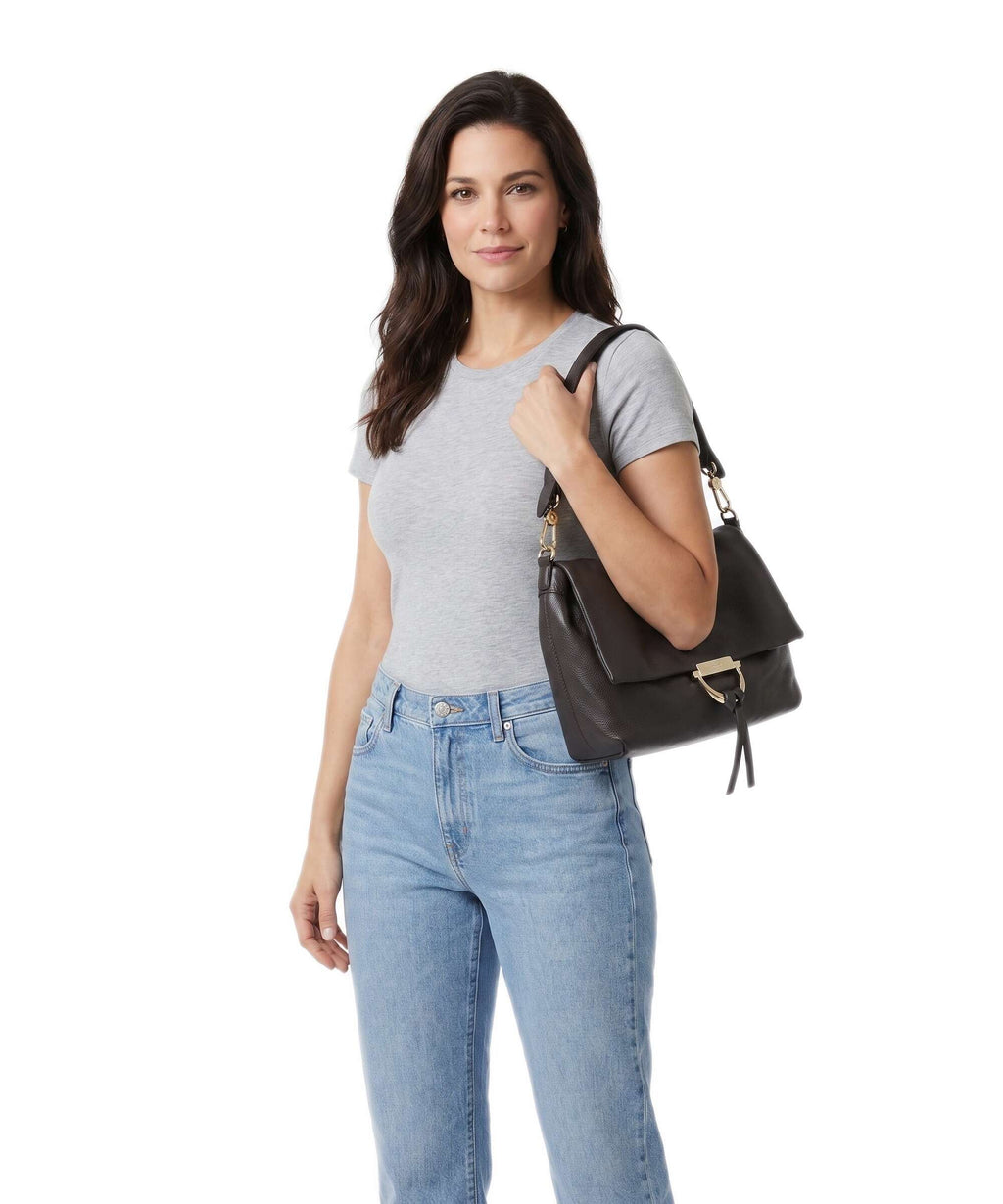 Abro Dalia Temi Medium Shoulder bag dark brown