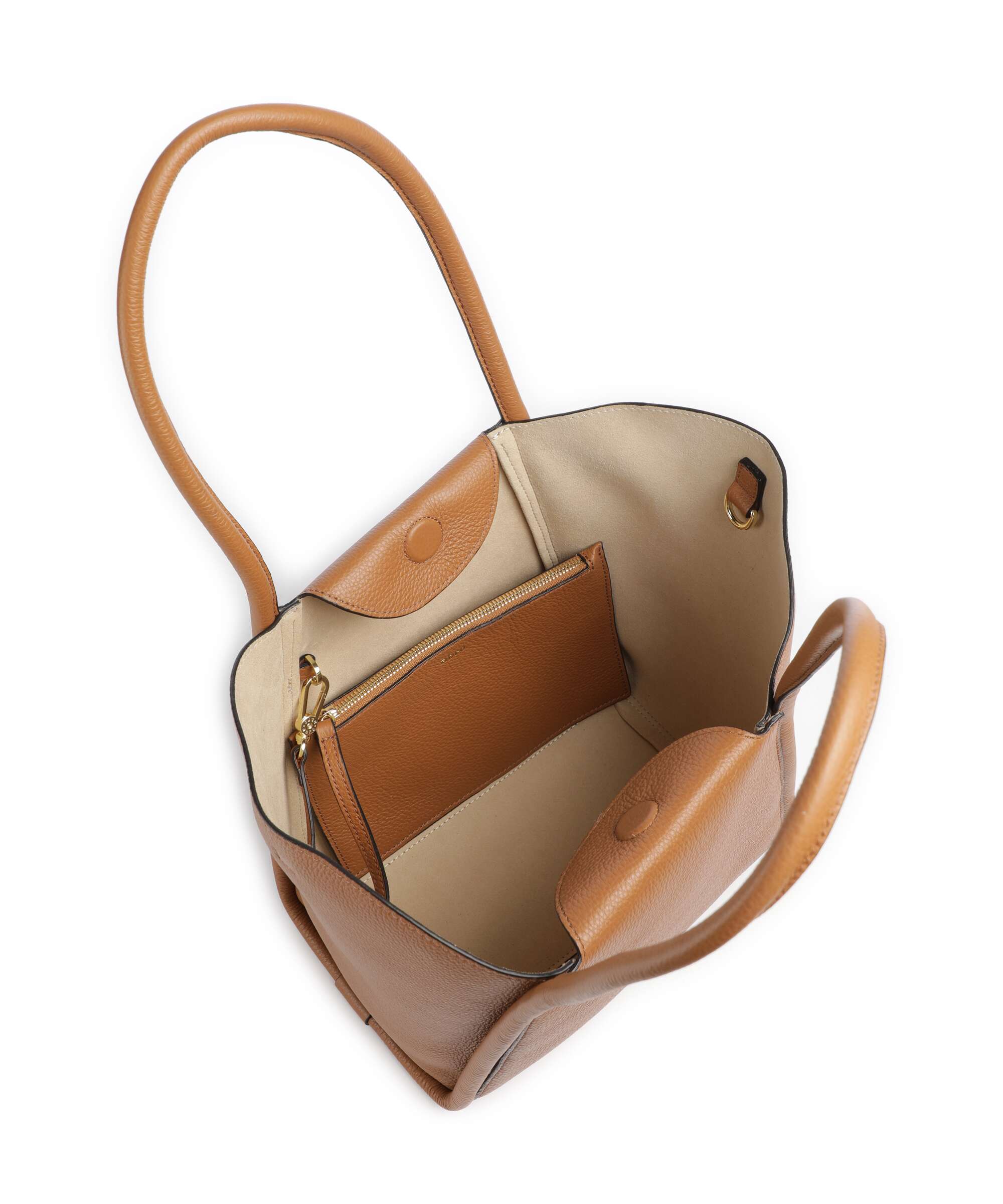 Abro Agave Willow Small Tote bag cuoio