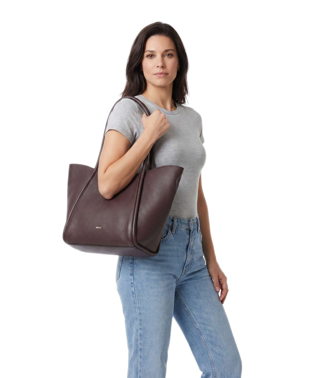 Abro Agave Willow Small Tote bag burgundy