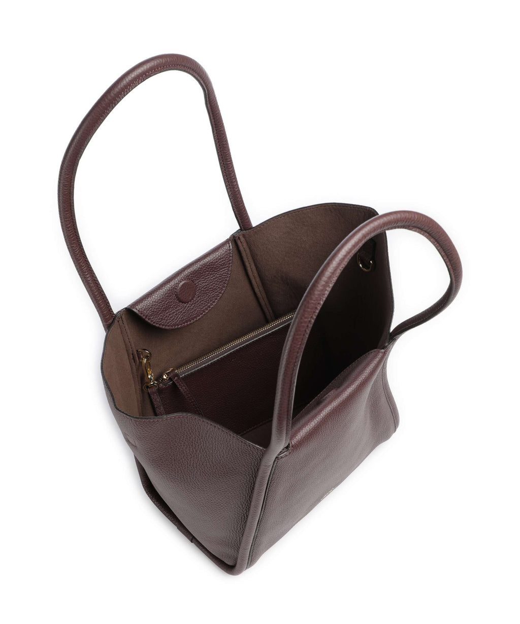 Abro Agave Willow Small Tote bag burgundy