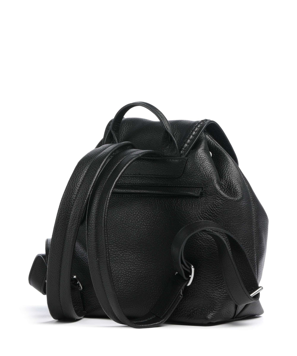 abro leather backpack Agave Daily Small bag grained cappuccino Abro Leather Backpack In Black