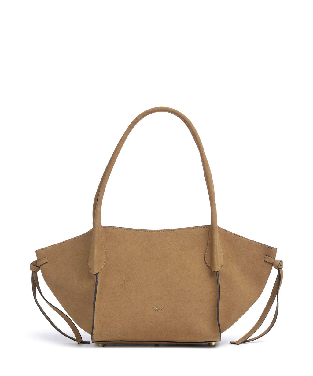 Abro Suede Vibe Small Shoulder bag cappuccino