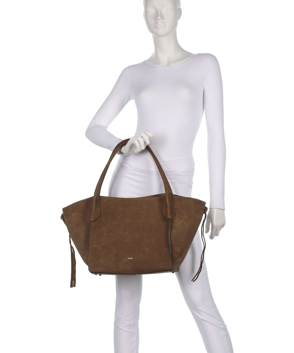 Abro Suede Vibe Big Tote bag khaki