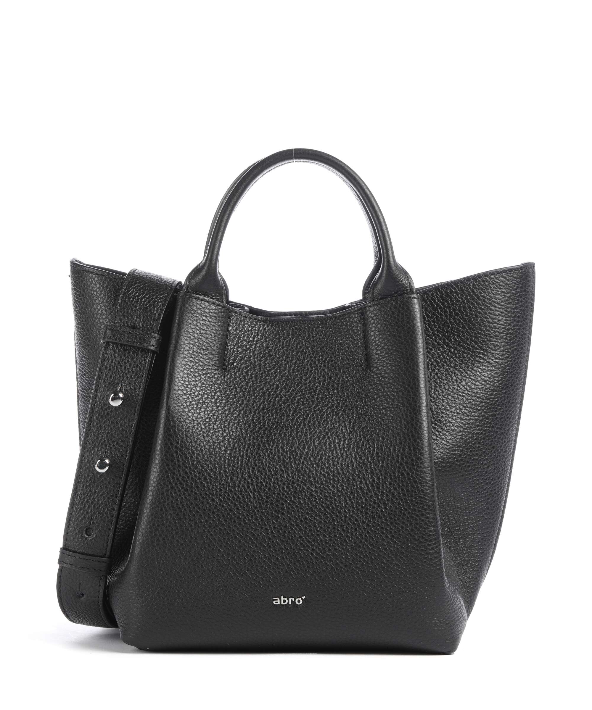 Abro Agave Essential Small Handbag grained leather ruby - 032432