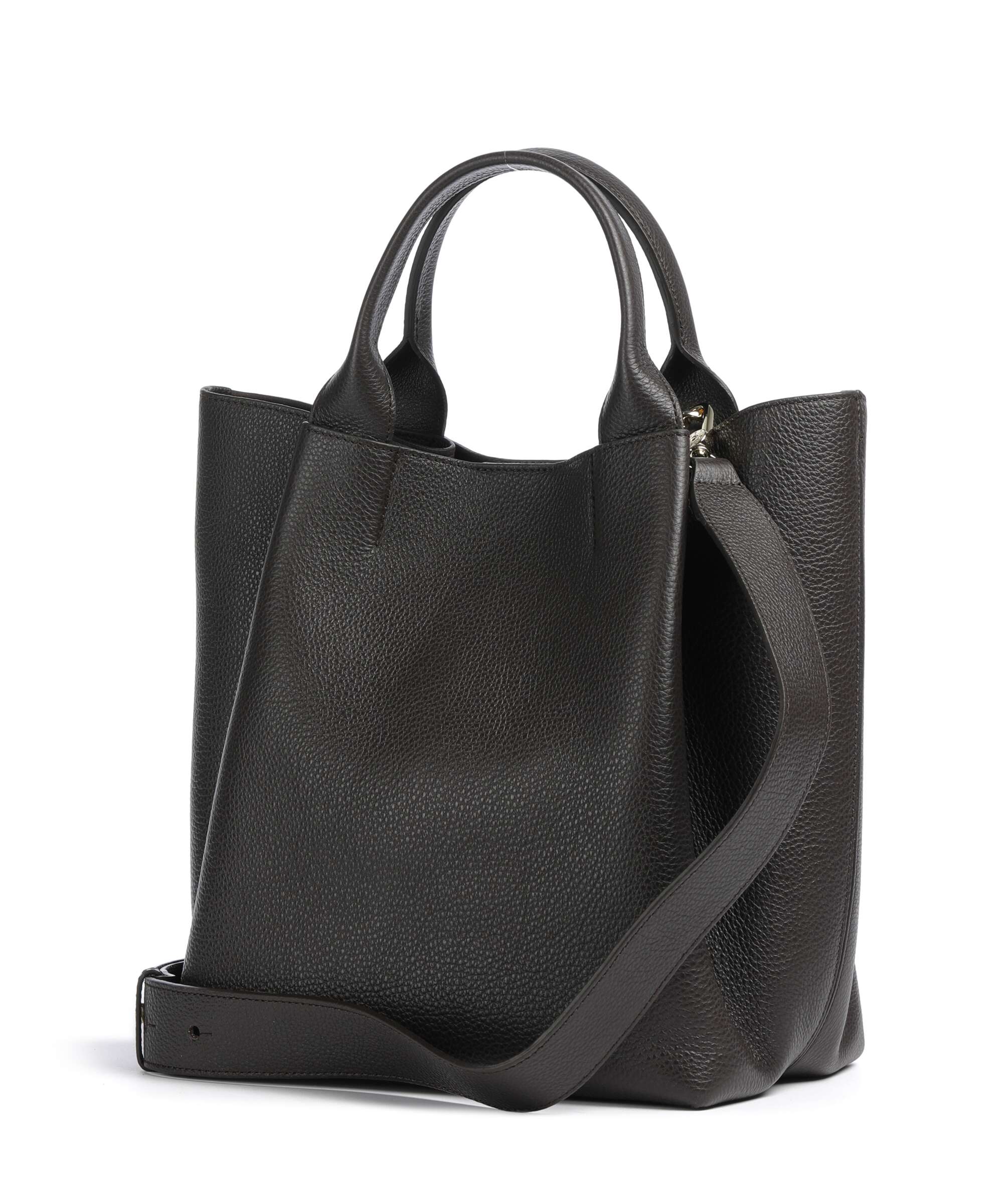 Abro Agave Essential Medium Handbag dark brown