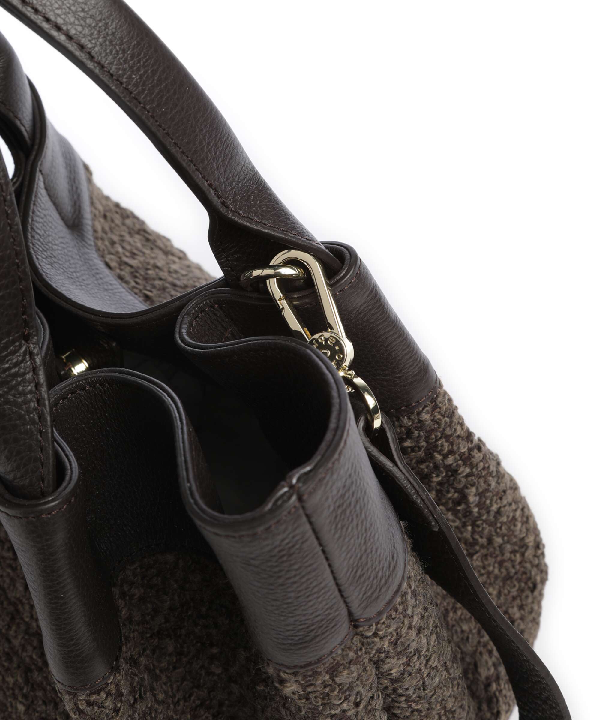 Abro Boucle´ Essential Medium Handbag dark brown