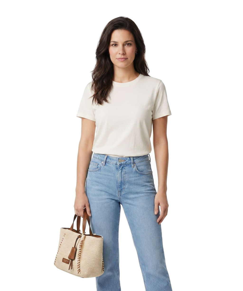 Marc O'Polo Elsa Handbag light raffia