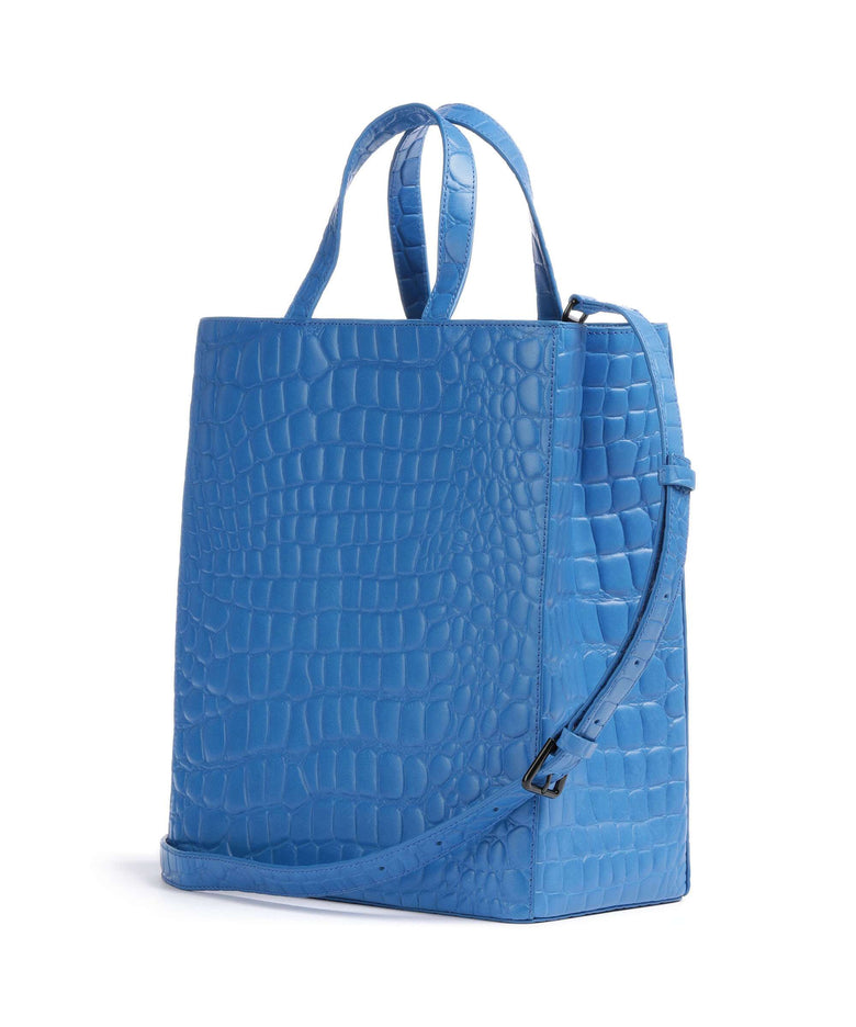Liebeskind Paper Bag Waxy Croco M Handbag pool