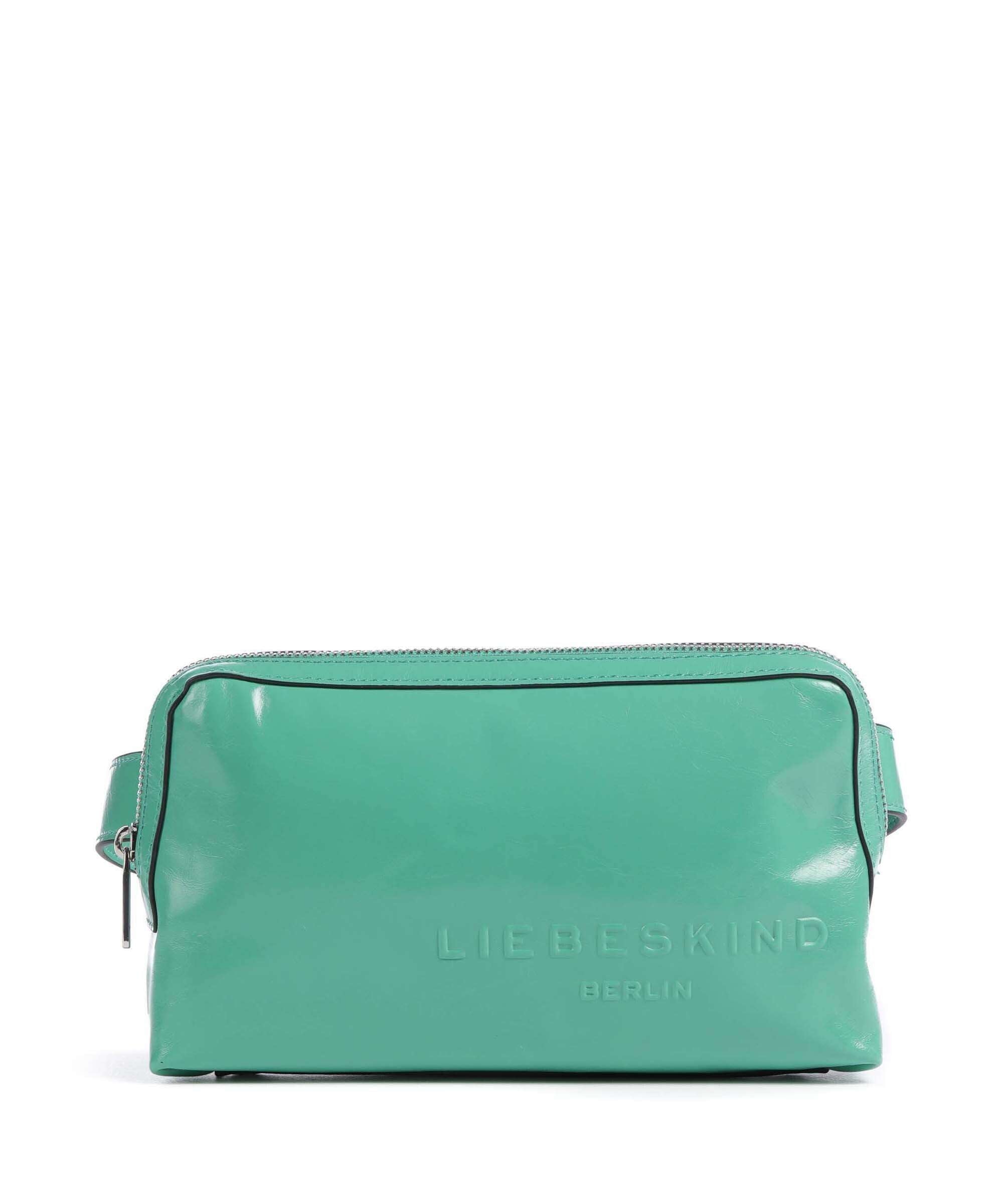 Liebeskind Elvira Paper Touch Crinkle Belt bag jade