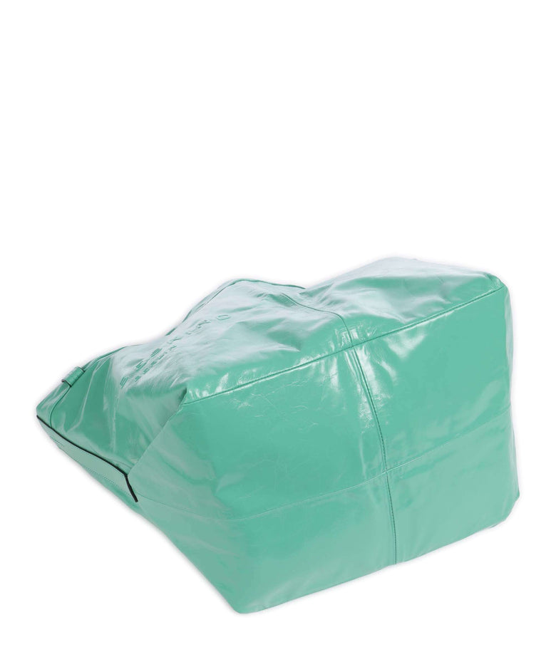 Liebeskind Elvira Paper Touch Crinkle L Tote bag jade