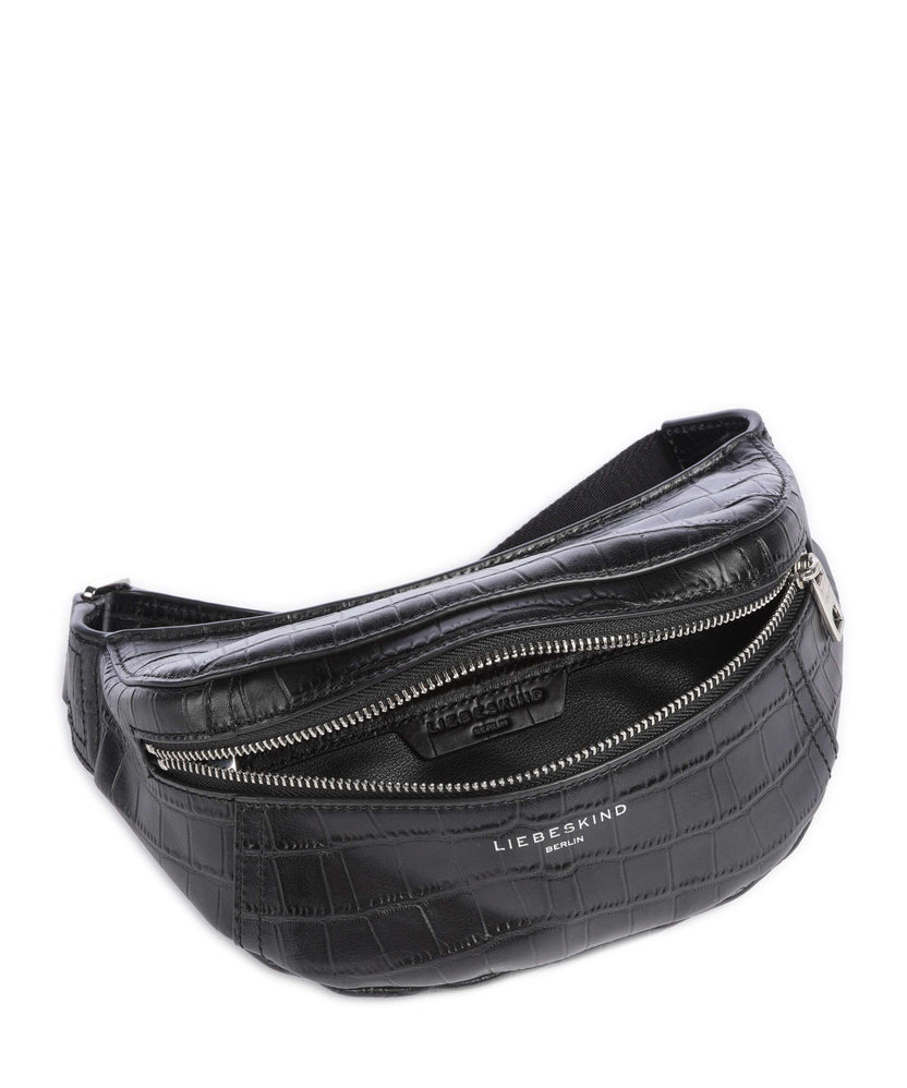 Liebeskind Chudy Croco S Fanny pack black