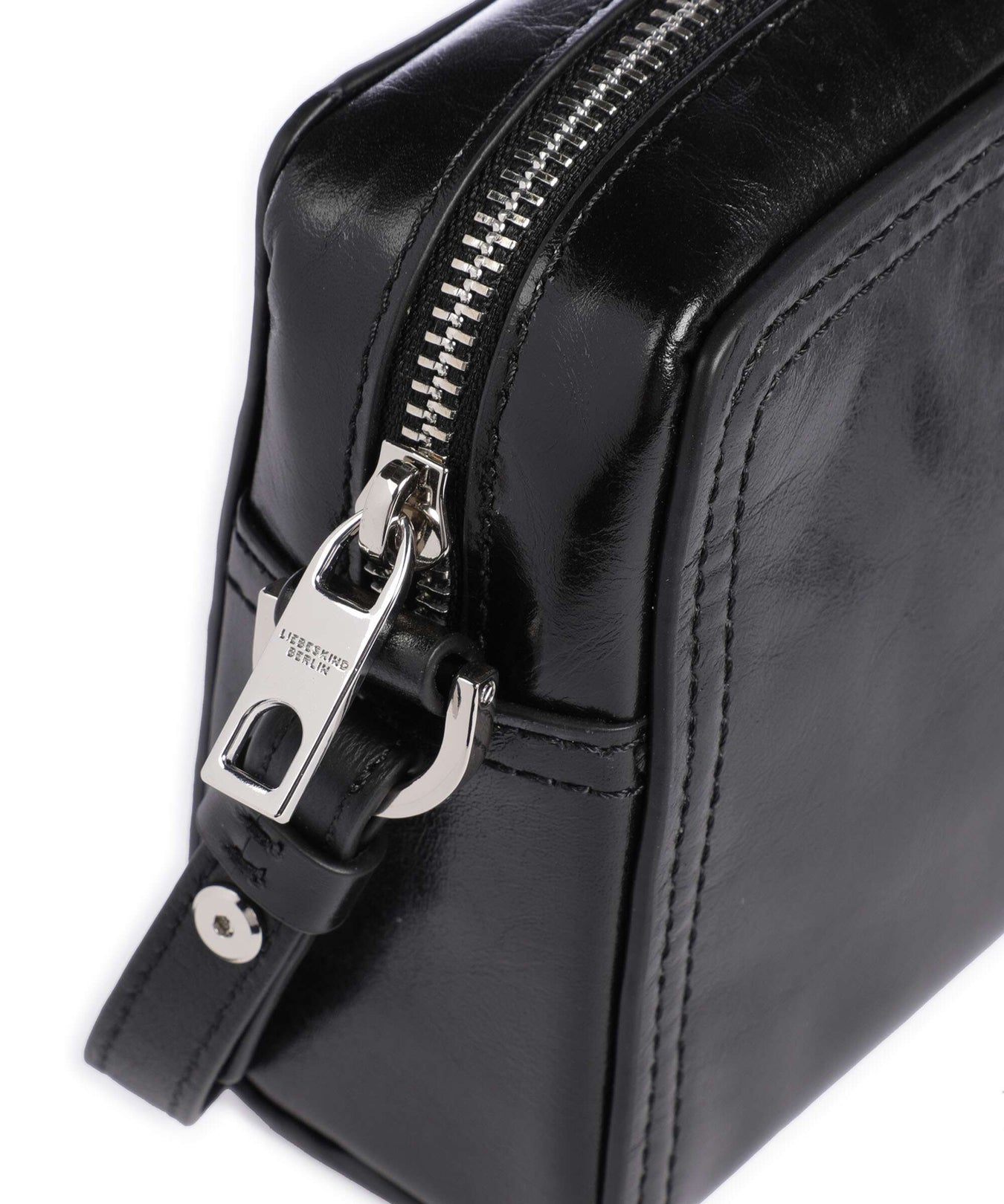 Liebeskind Chudy Paper Touch Crinkle S Crossbody bag black