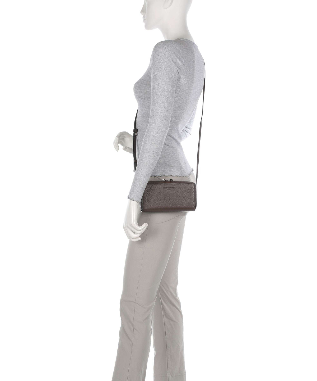 Liebeskind Lou Small Pebble XS Wallet light truffel