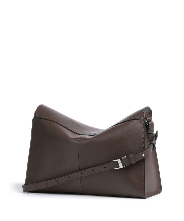 Liebeskind Lora Calf Optic M Crossbody bag light truffel