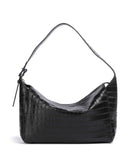 Liebeskind Lou 2 New Croco M Hobo bag black