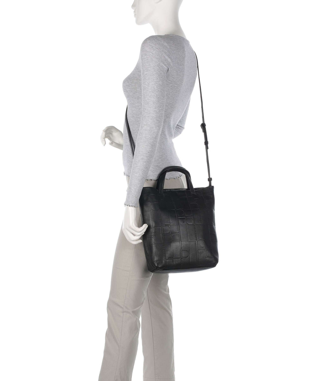 Liebeskind Hera Monogram Sheep Natural M Handbag black