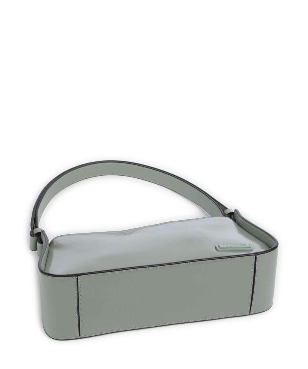 Liebeskind Franzis Lack Distressed S Shoulder bag forest green