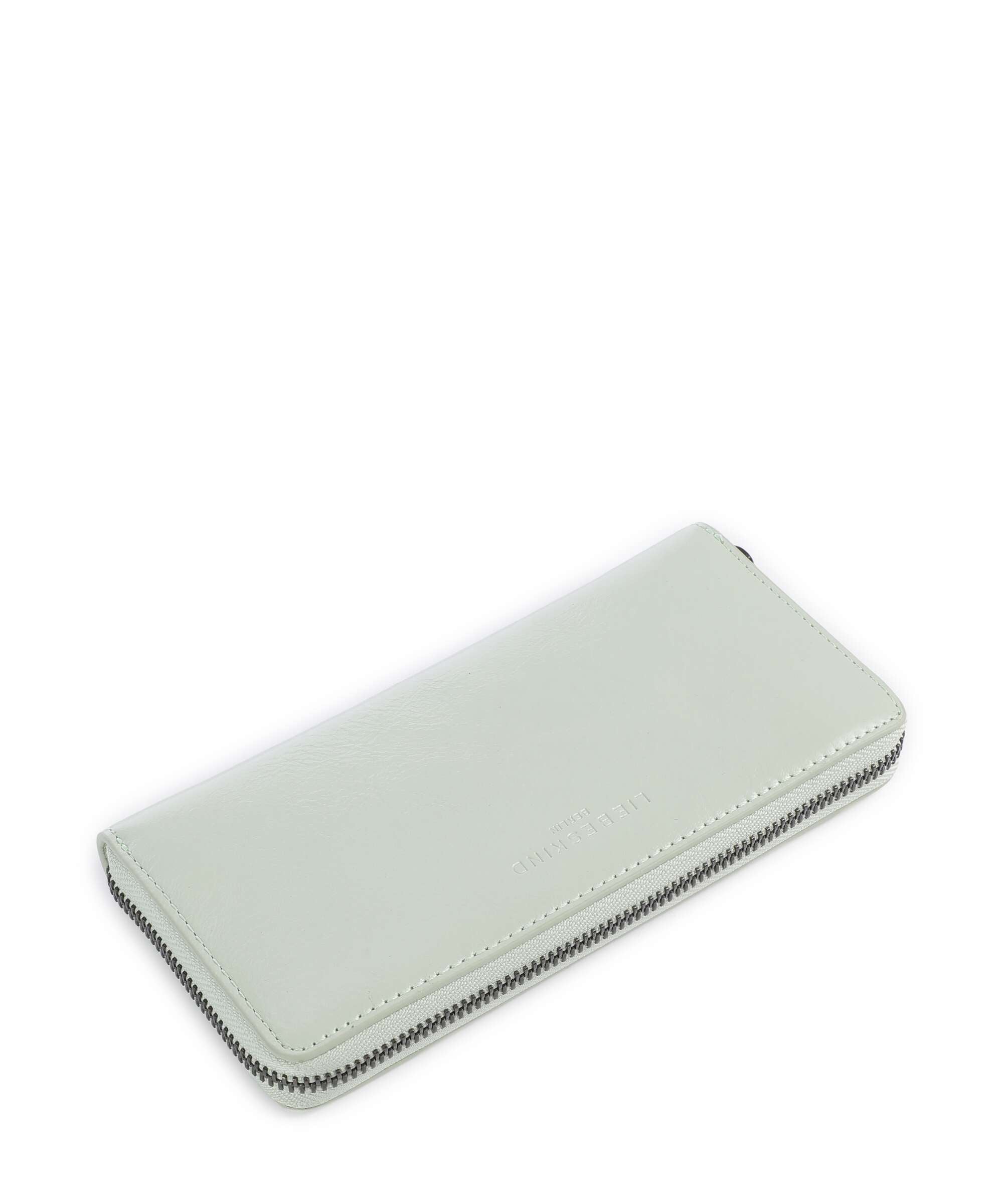 Liebeskind Sally Lack Distressed RFID Wallet sage