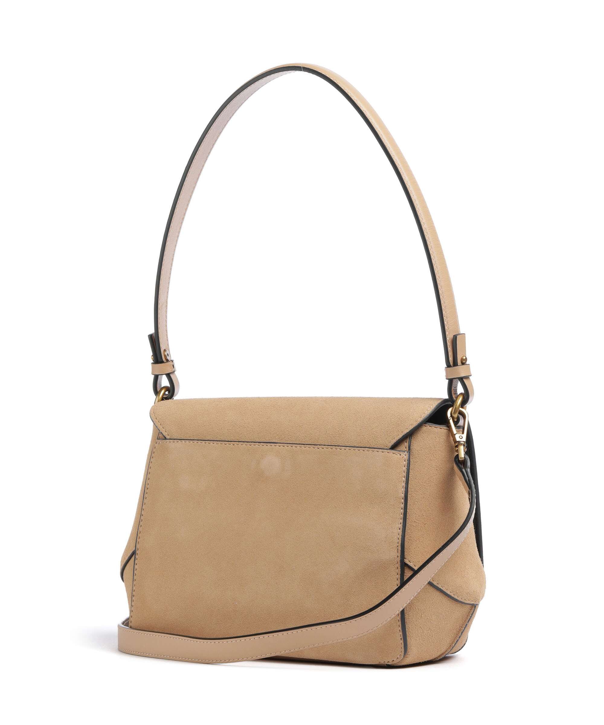Liebeskind Lilly Suede M Shoulder bag velour leather beige