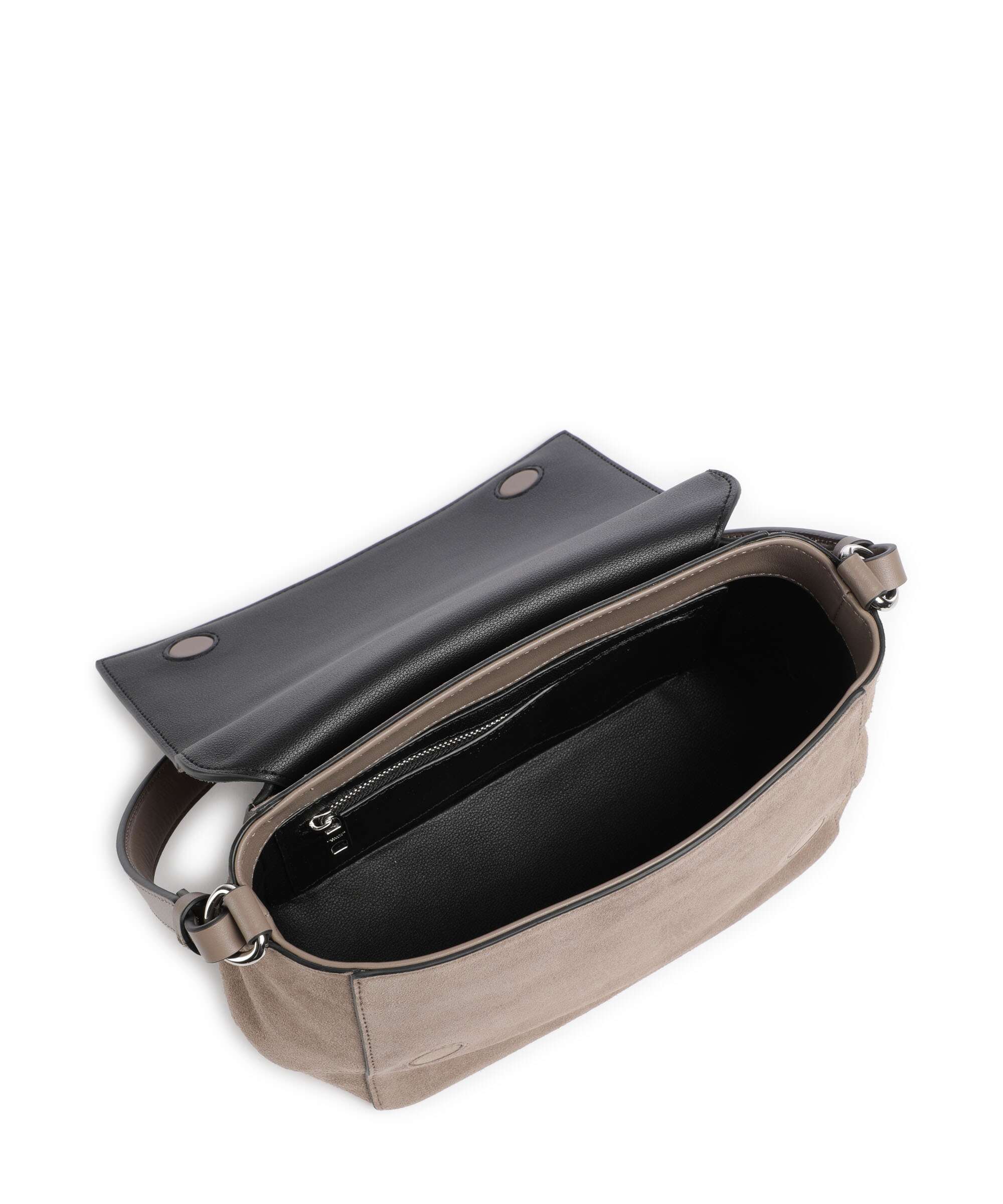 Liebeskind Lilly Suede M Shoulder bag neutral gray