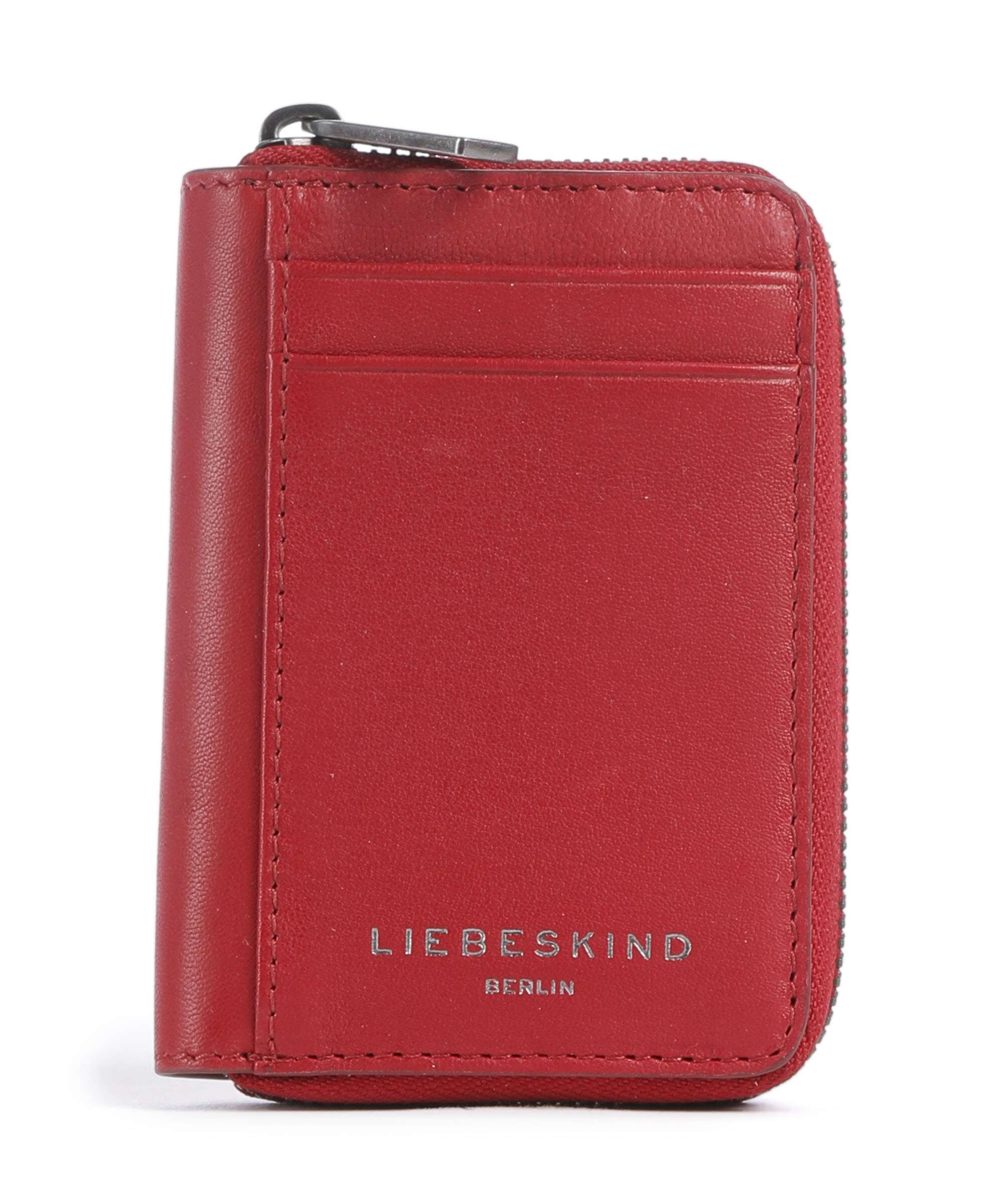 LIEBESKIND Berlin Portafoglio Eliza In Pelle Naturale – Piccolo E Pratico 7x11,5 Cm Per Donna – Color Grigio