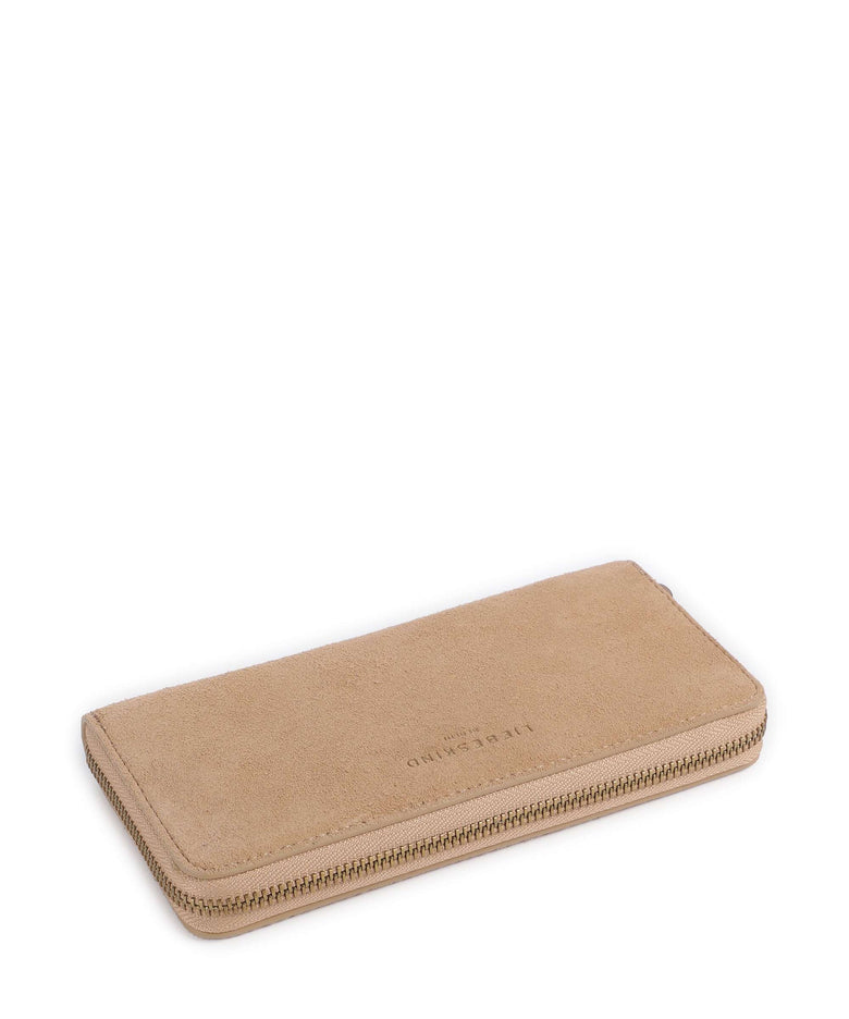 Liebeskind Gigi Suede L RFID Wallet beige