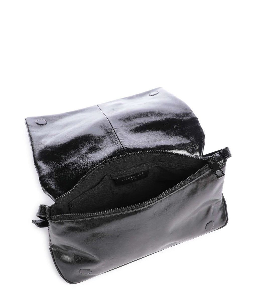 Liebeskind Rive Paper Touch Crinkle S Crossbody bag black