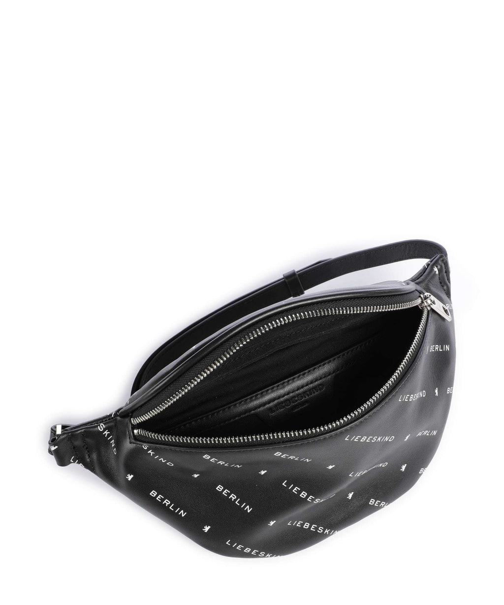 Liebeskind Monogram Soft Nappa M Belt bag black