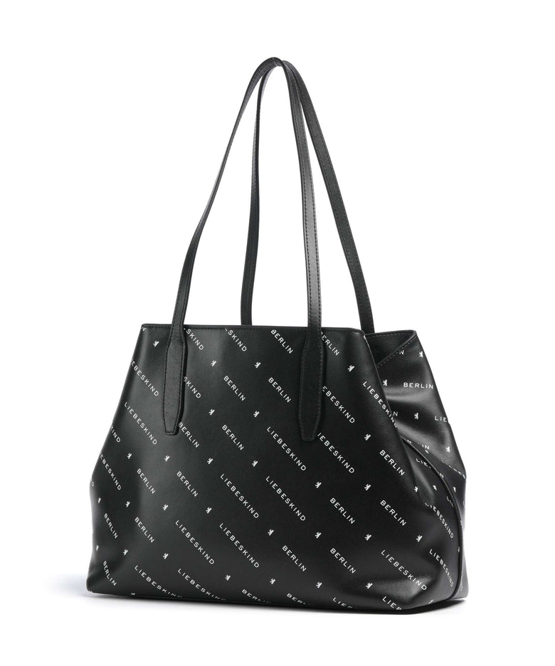 Liebeskind Monogram Soft Nappa M Tote bag black