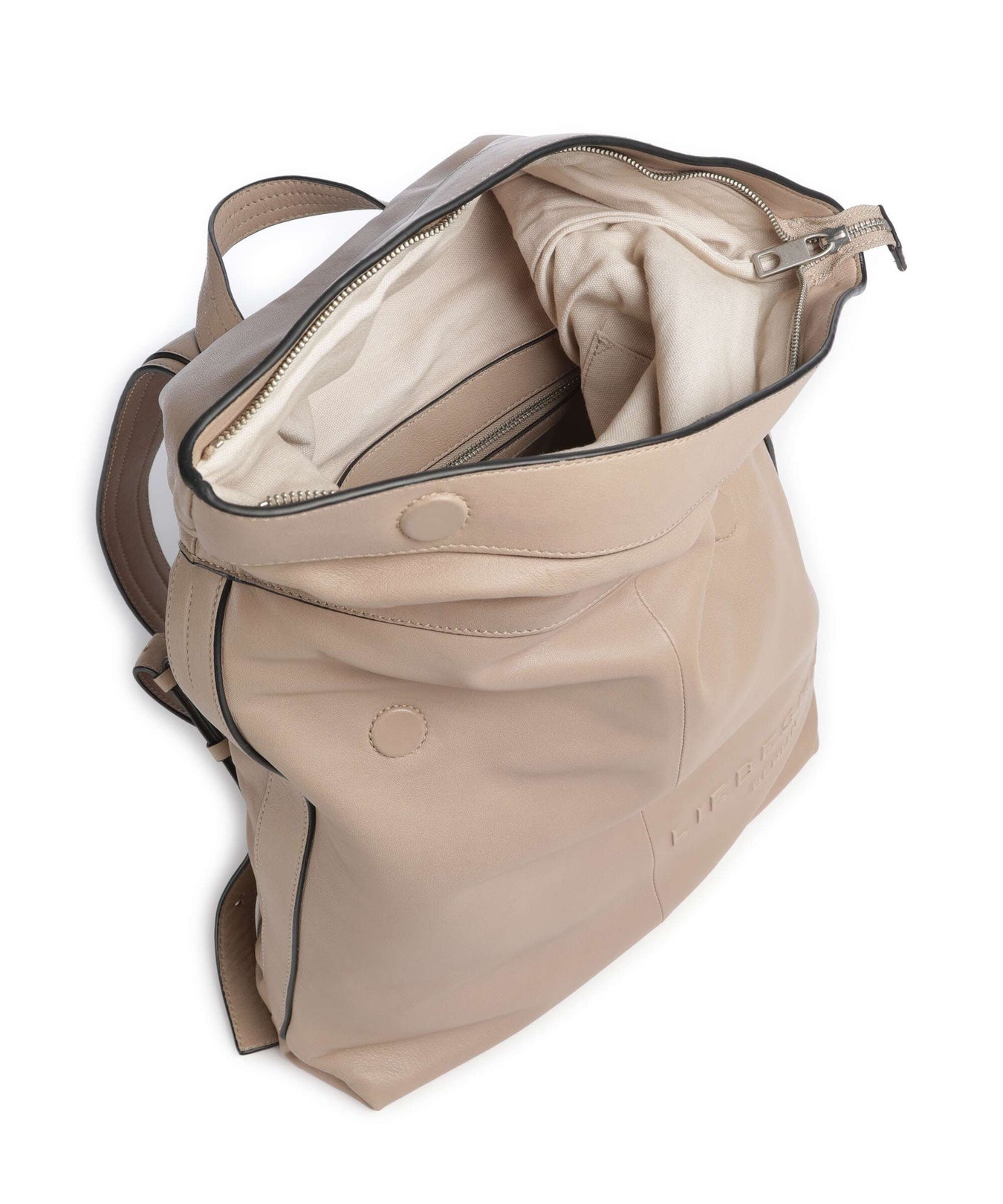 Liebeskind Elvira Sheep Natural L Rolltop backpack stone