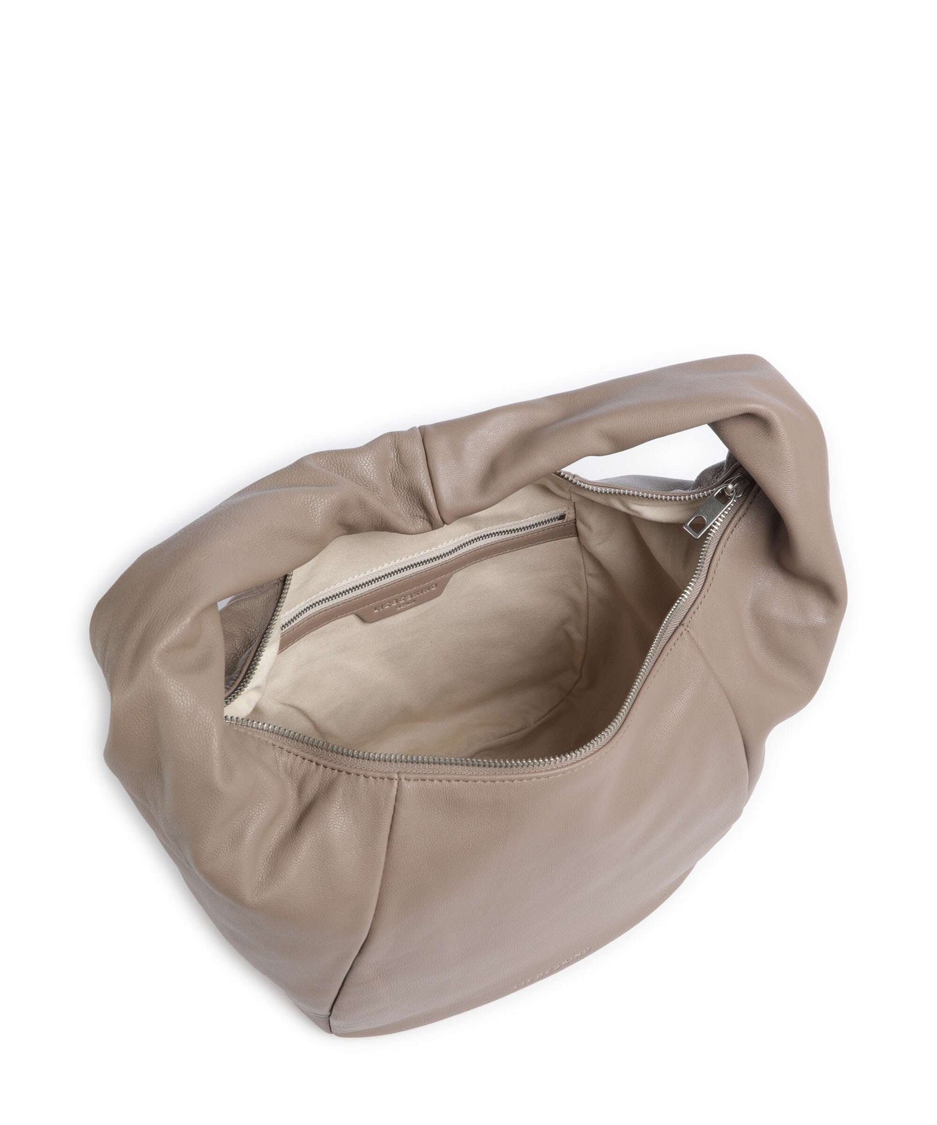 Liebeskind Farrah Vintage Goat M Hobo bag neutral grey