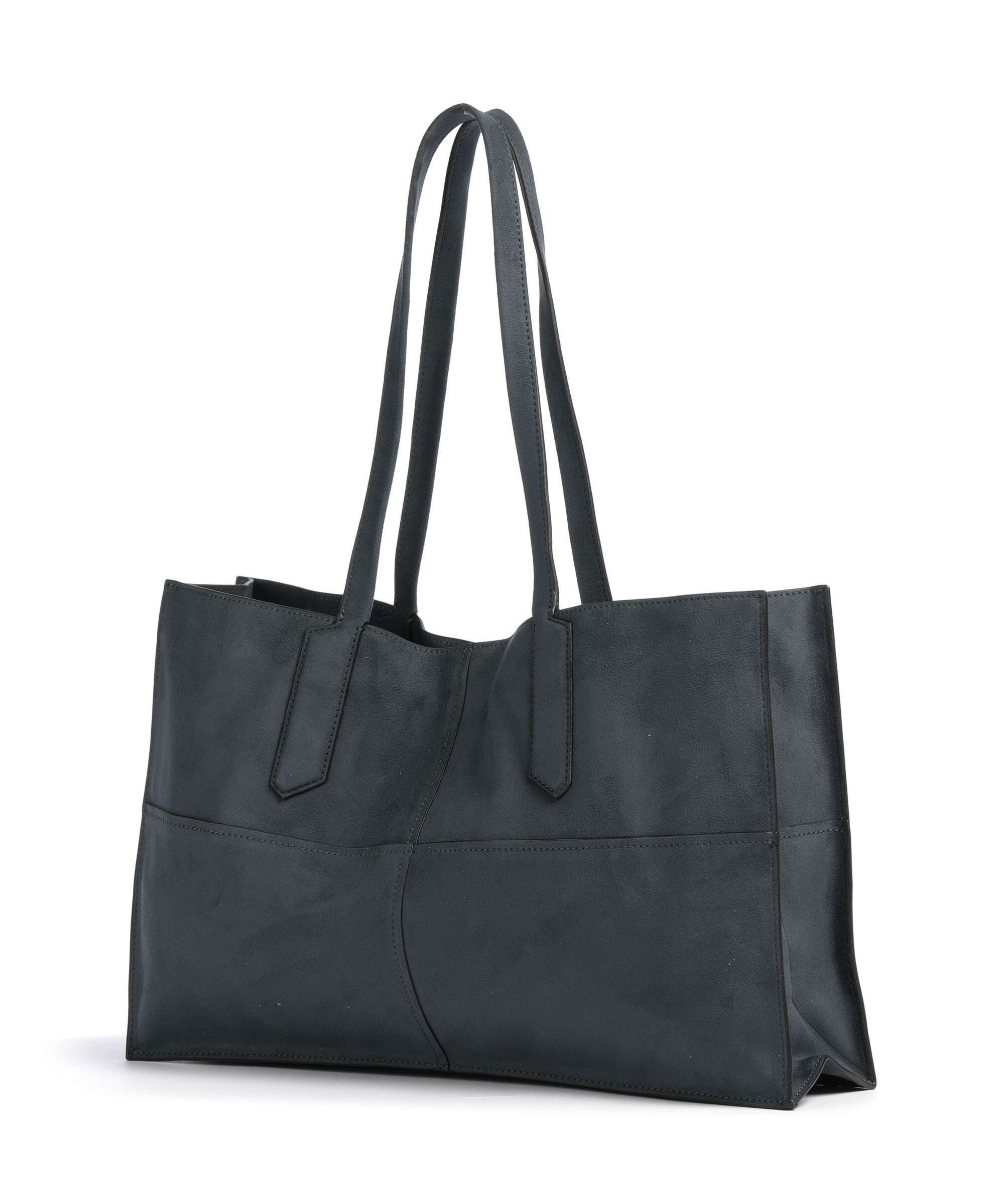 Liebeskind Amy Vegan Suede L Tote bag imitation leather peacoat