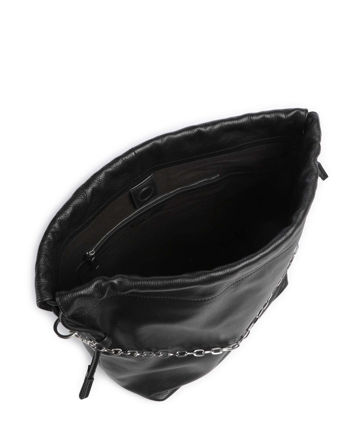 Liebeskind Lya II Small Pebble M Bucket bag black