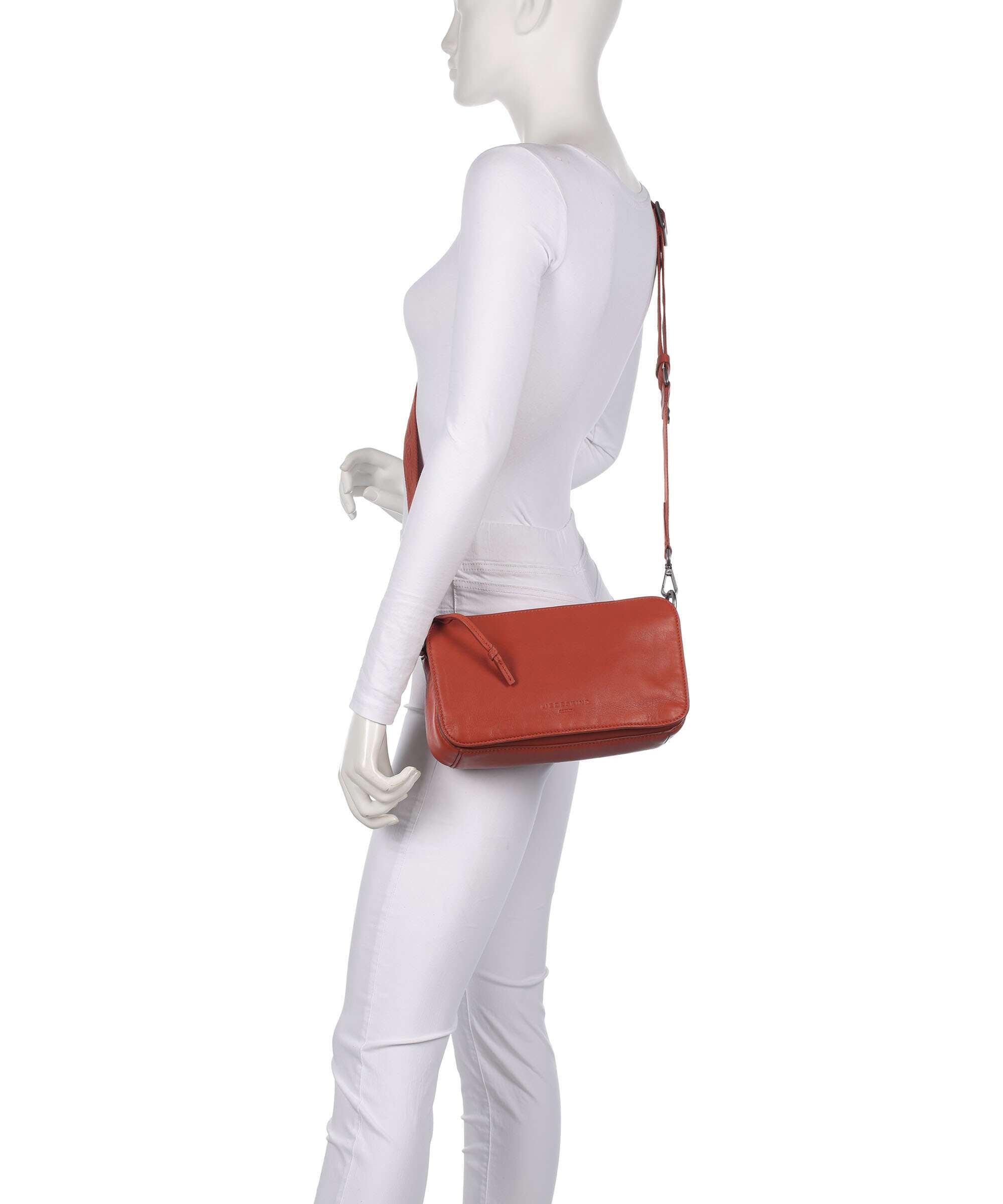 Liebeskind Clarice Sheep Natural Crossbody bag red rock