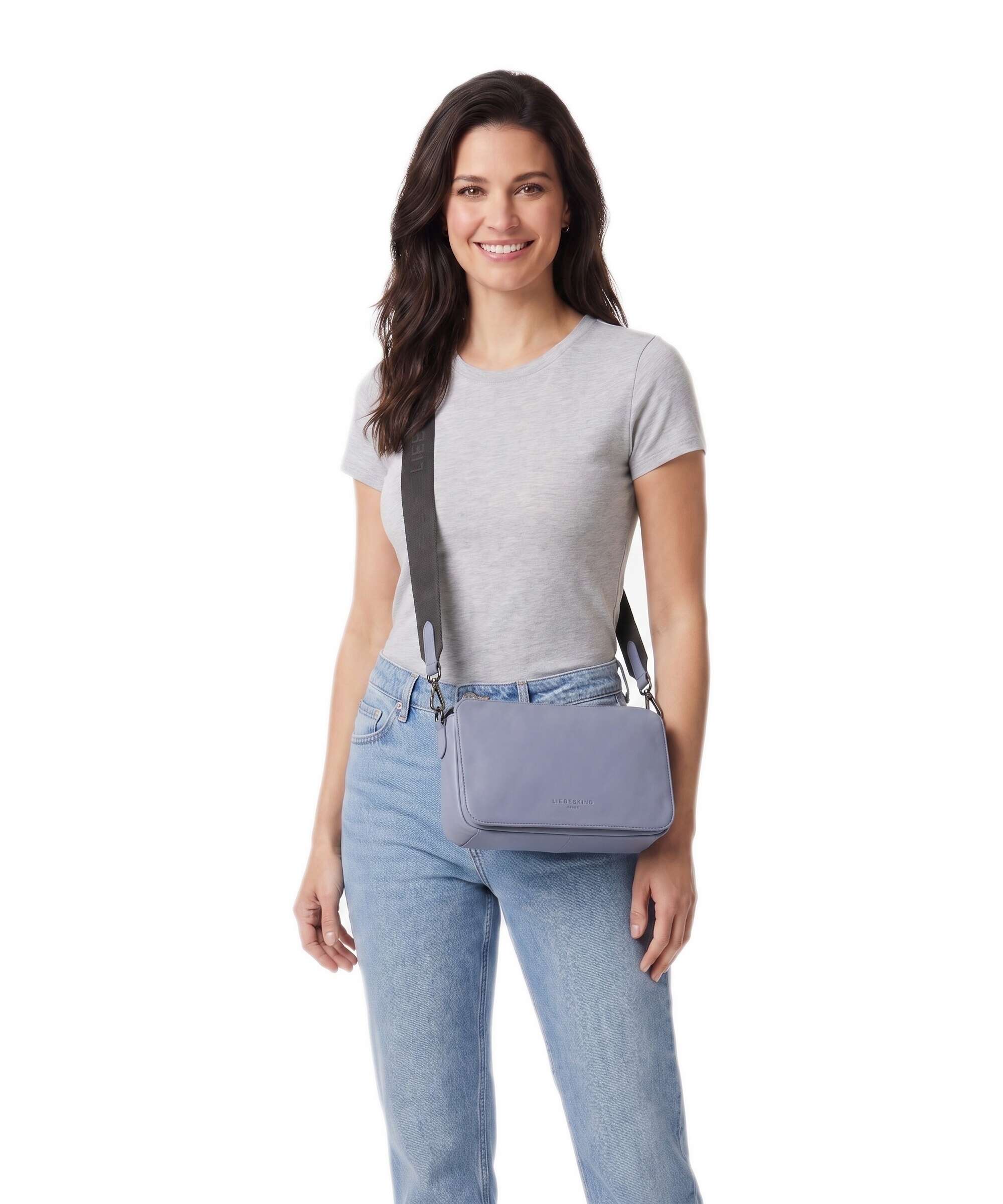 Liebeskind Clarice Sheep Natural Crossbody bag flower blue