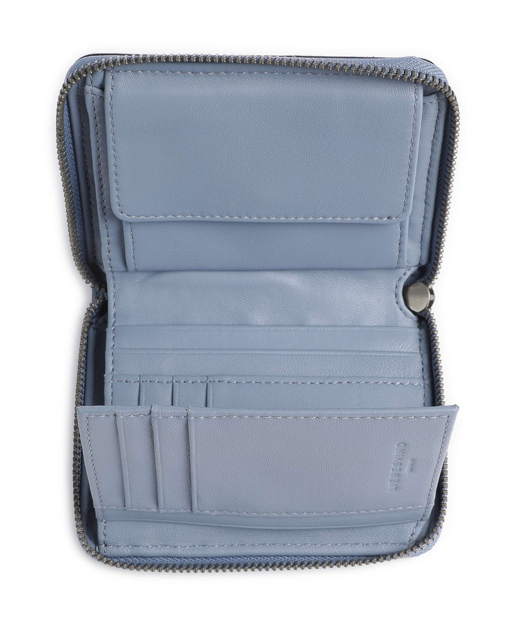 Liebeskind Conny Paris II Hydro Suede M Wallet flower blue