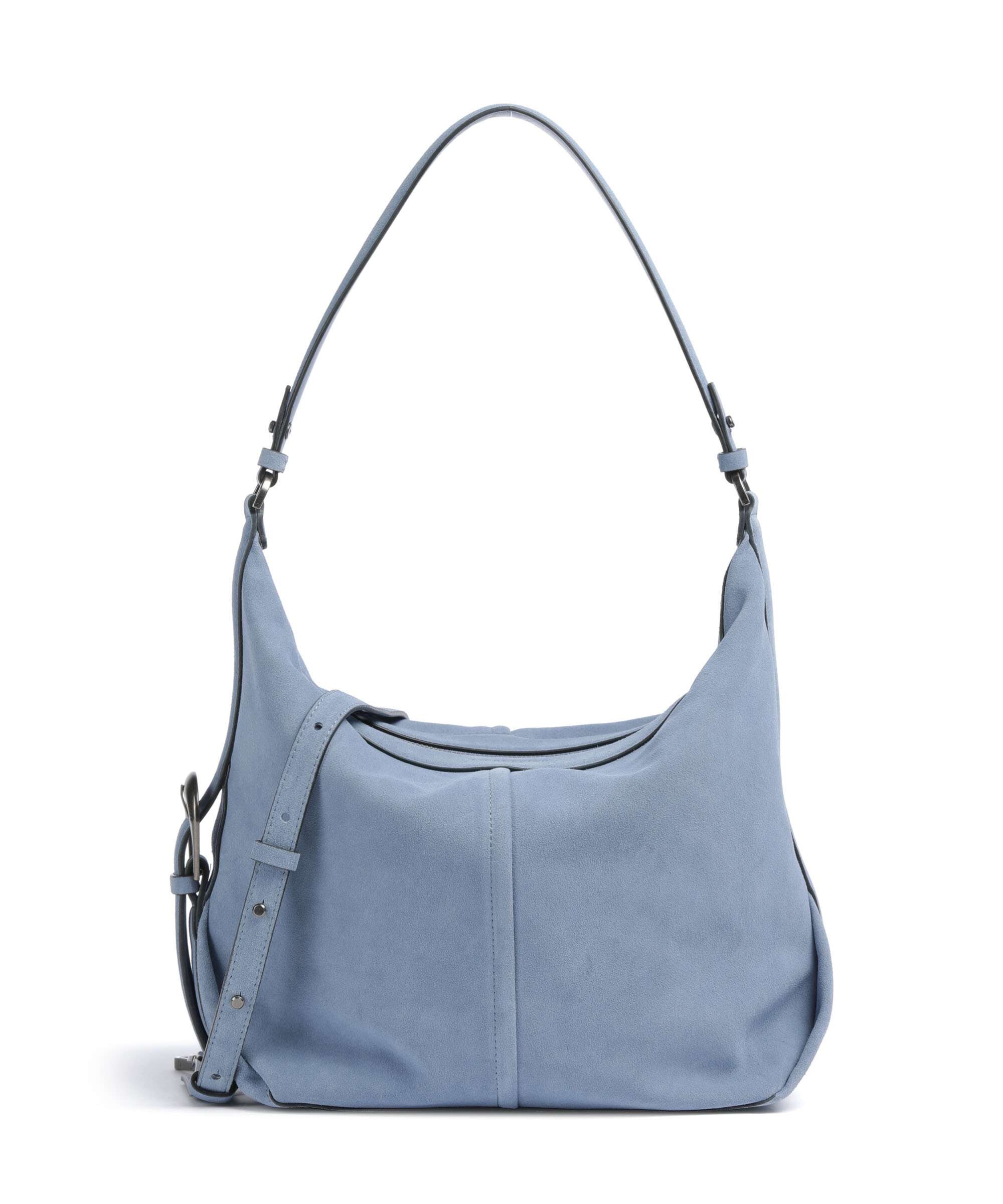 Liebeskind Paris II Hydro Suede M Hobo bag flower blue