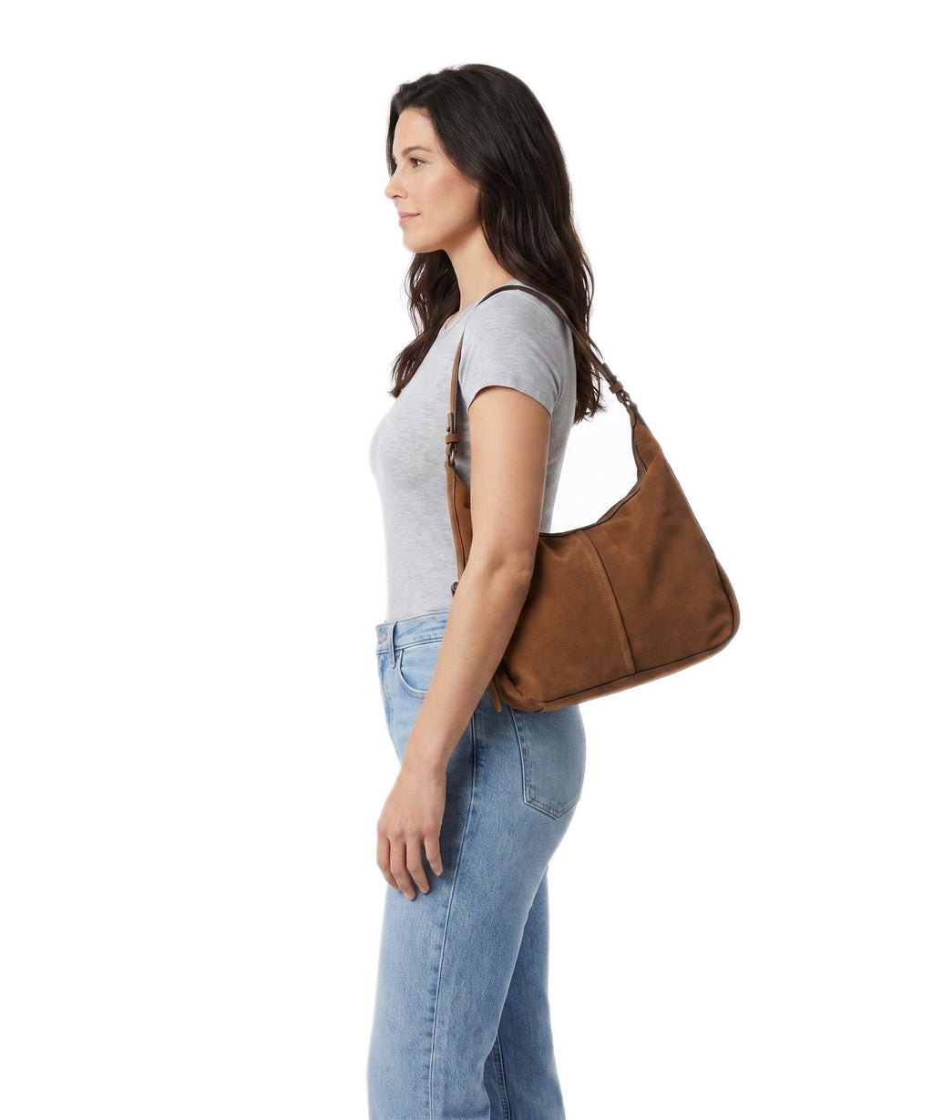 Liebeskind Paris II Hydro Suede M Hobo bag brown
