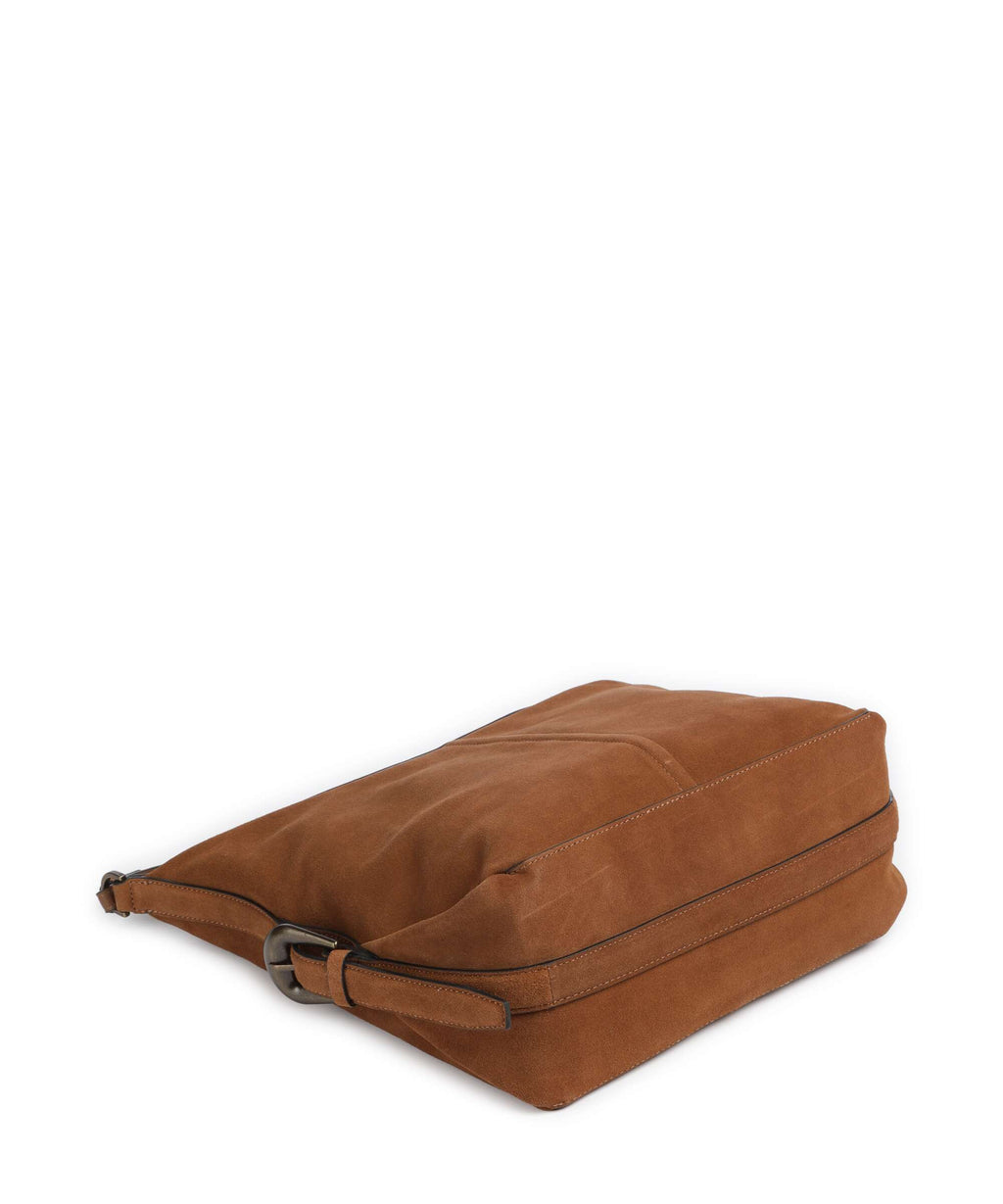 Liebeskind Paris II Hydro Suede M Hobo bag brown