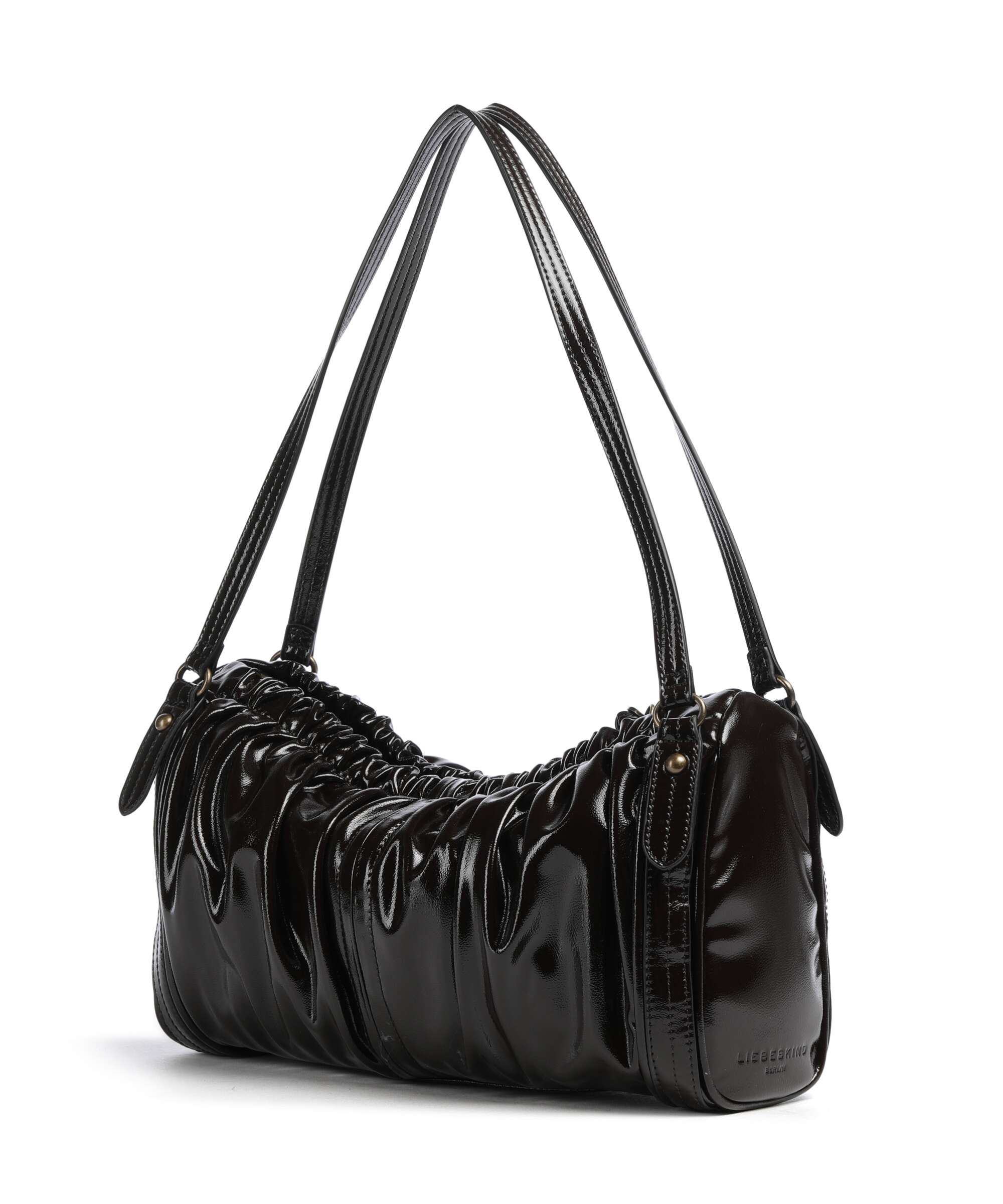 Liebeskind Faye Shiny M Shoulder bag deep soil