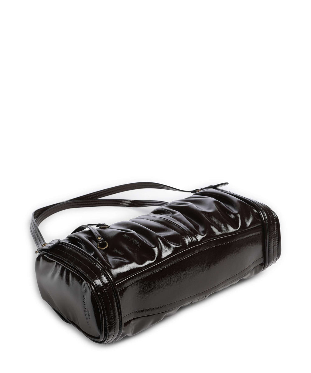 Liebeskind Faye Shiny M Shoulder bag deep soil