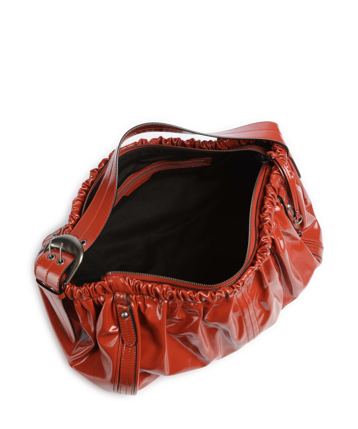 Liebeskind Faye Shiny L Hobo bag red rock